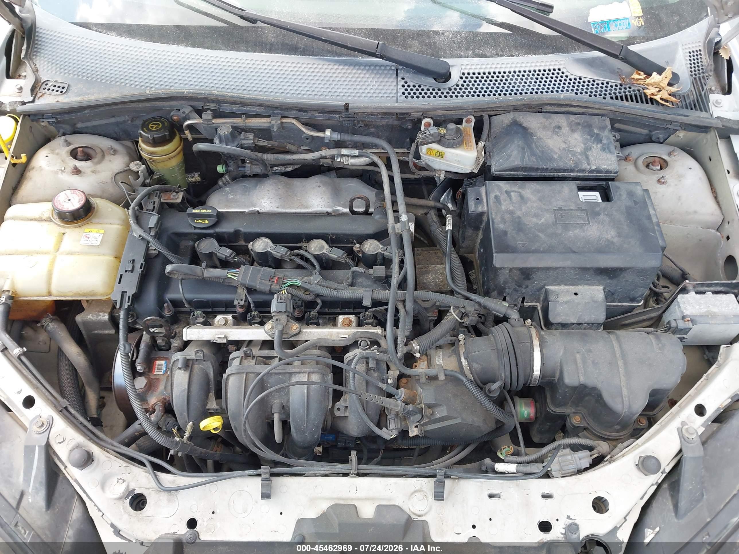 2005 Ford Focus Zx5 Silver vin: 3FAFP37N25R109971