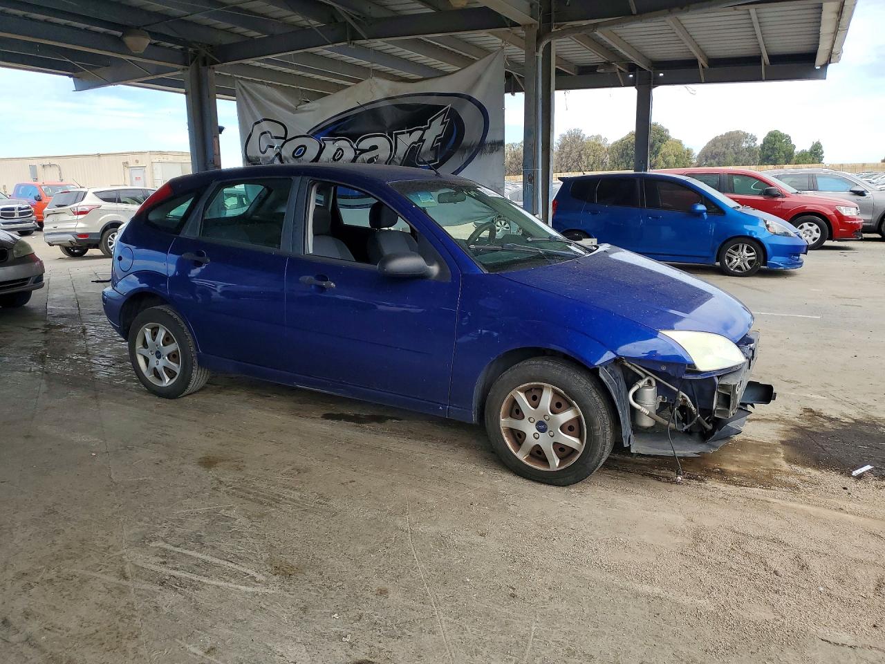 2005 Ford Focus Zx5 Blue vin: 3FAFP37N25R131999