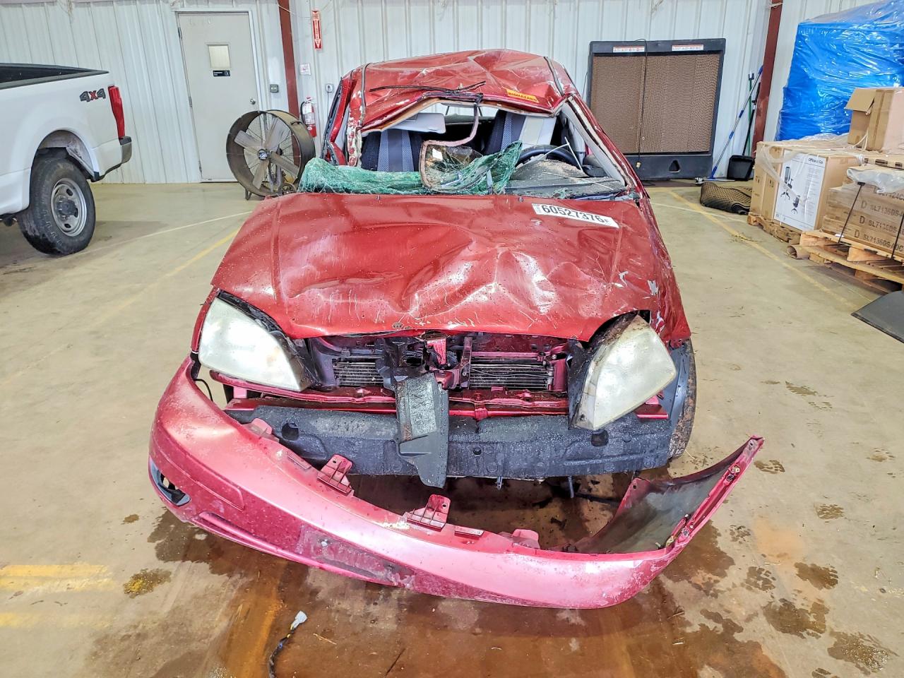 2005 Ford Focus Zx5 Burgundy vin: 3FAFP37N25R139200