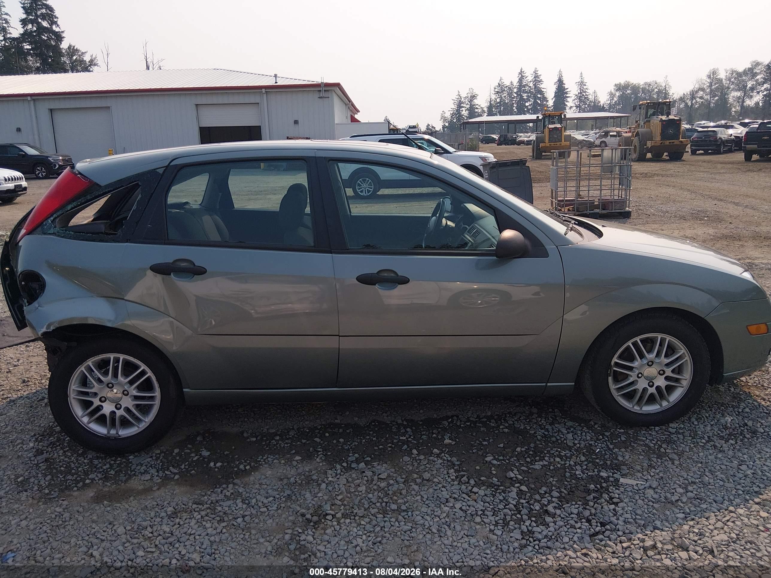 2005 Ford Focus Zx5 Green vin: 3FAFP37N55R135903