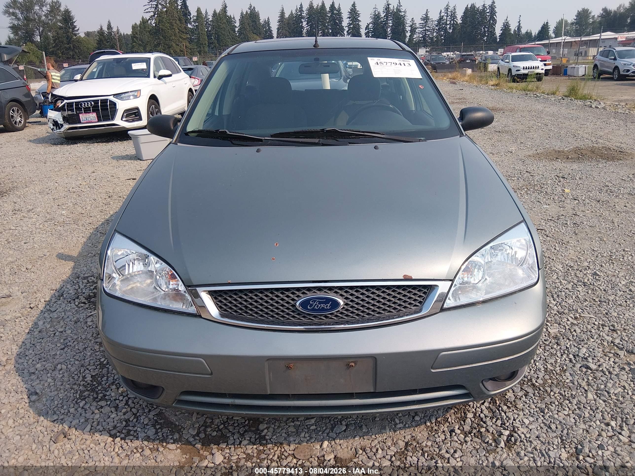 2005 Ford Focus Zx5 Green vin: 3FAFP37N55R135903
