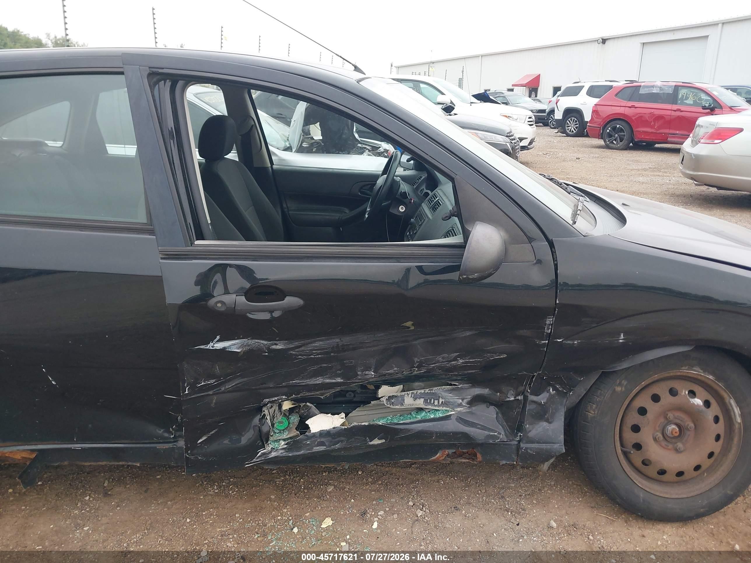 2005 Ford Focus Zx5 Черный vin: 3FAFP37N65R131505