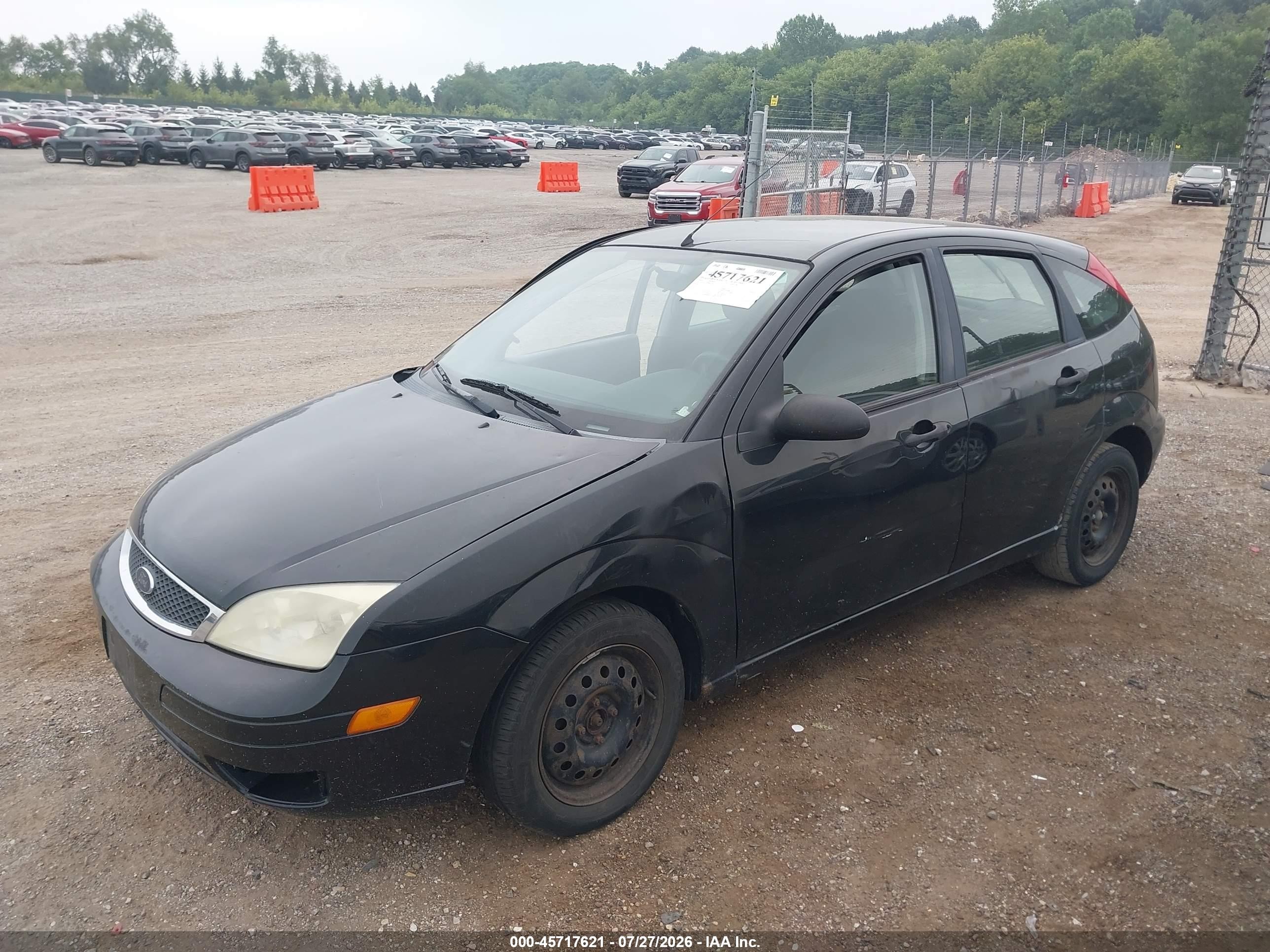 2005 Ford Focus Zx5 Черный vin: 3FAFP37N65R131505