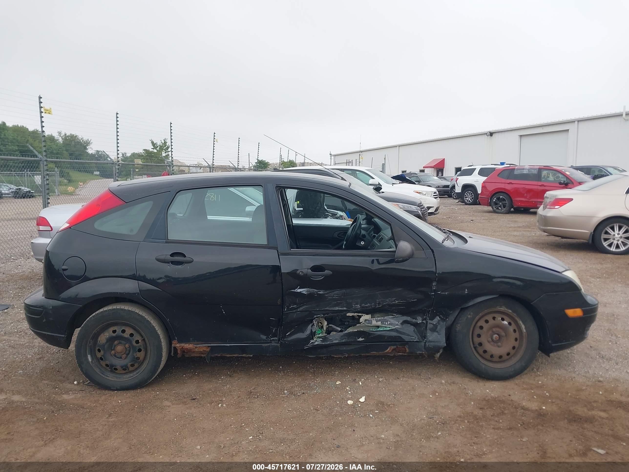 2005 Ford Focus Zx5 Черный vin: 3FAFP37N65R131505