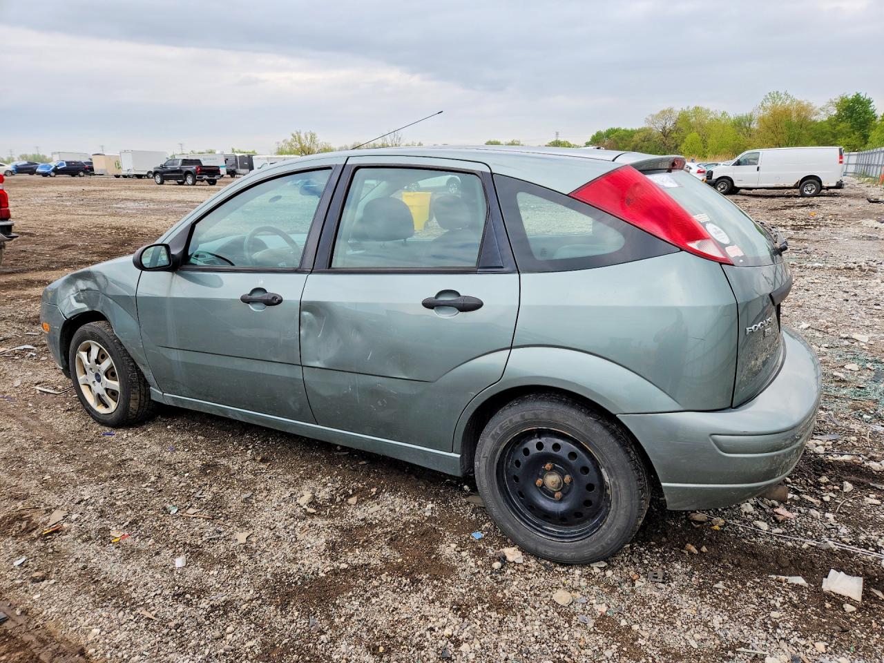 2005 Ford Focus Green vin: 3FAFP37N85R118173