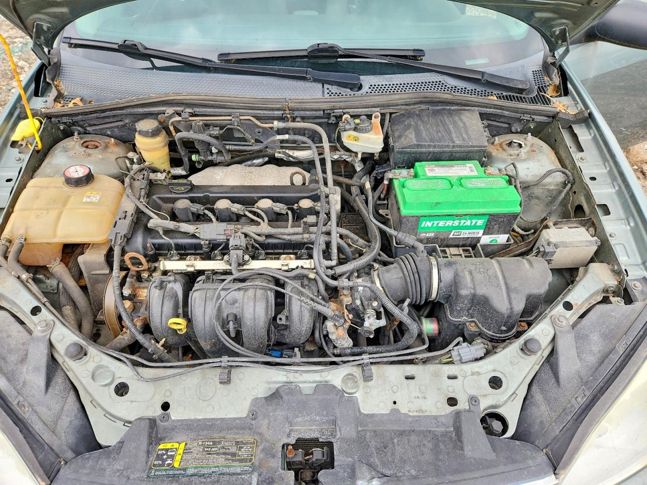 2005 Ford Focus Green vin: 3FAFP37N85R118173