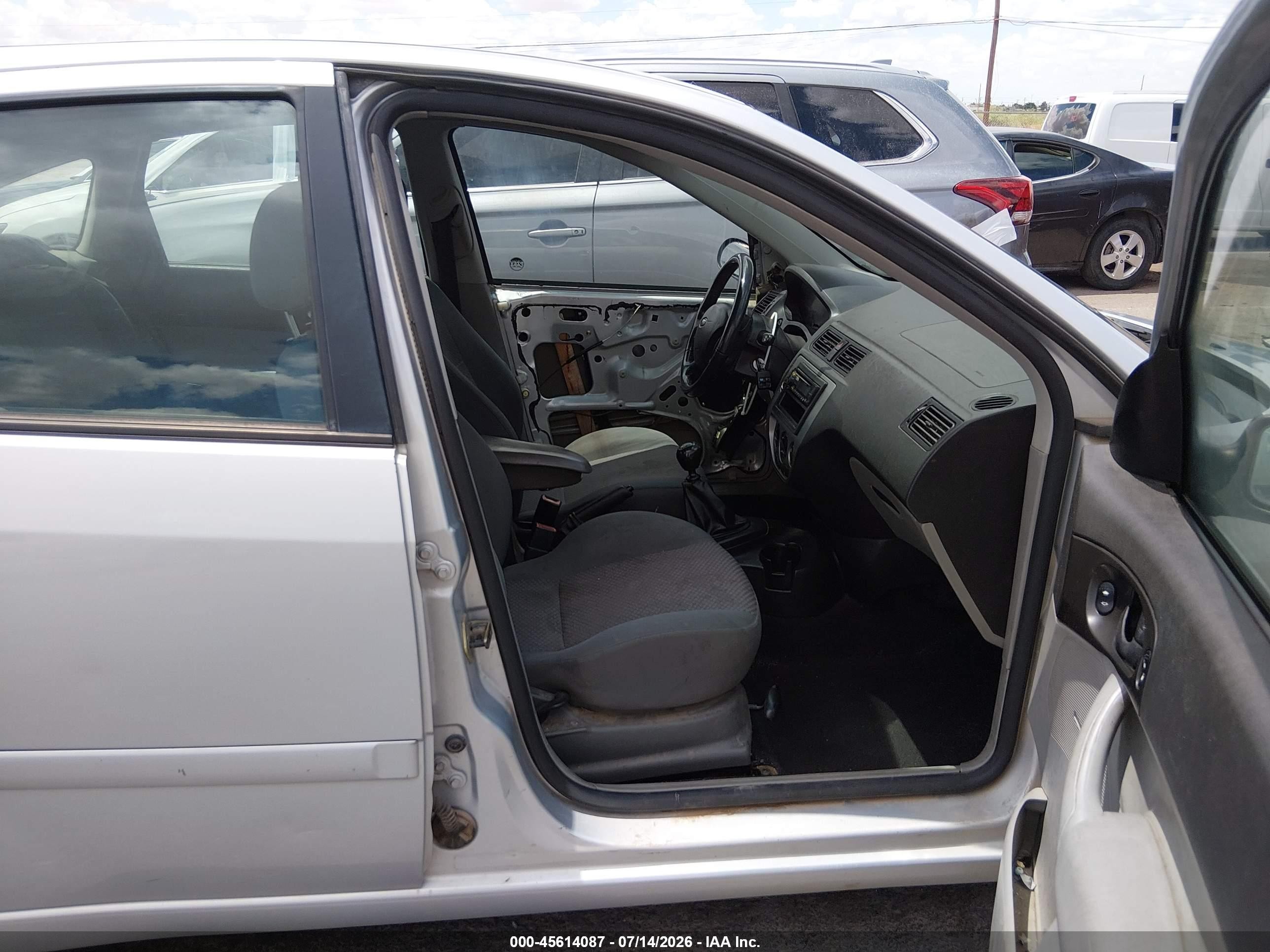 2005 Ford Focus Zx5 Silver vin: 3FAFP37N95R123611