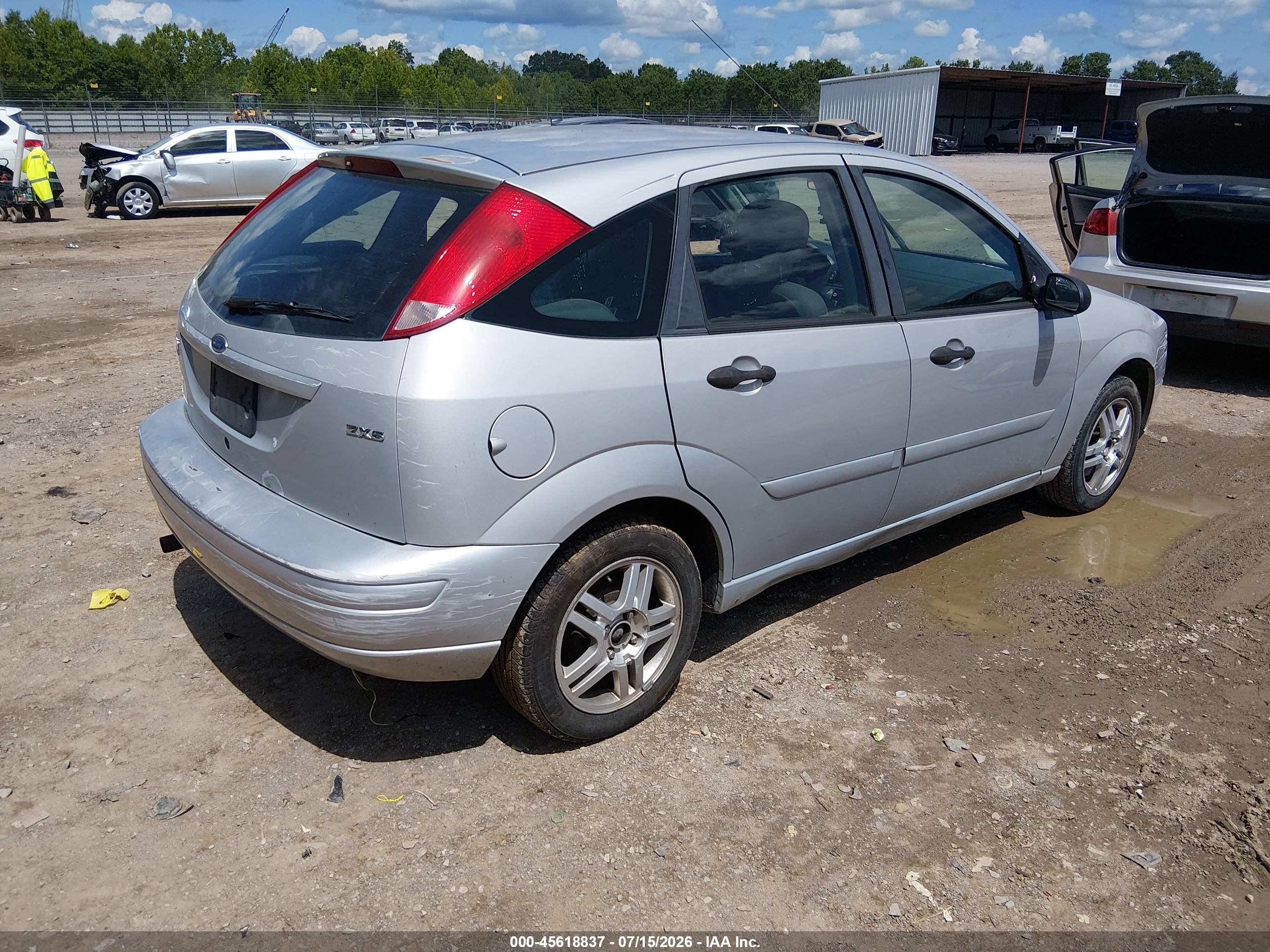 2005 Ford Focus Zx5 Silver vin: 3FAFP37N95R152414