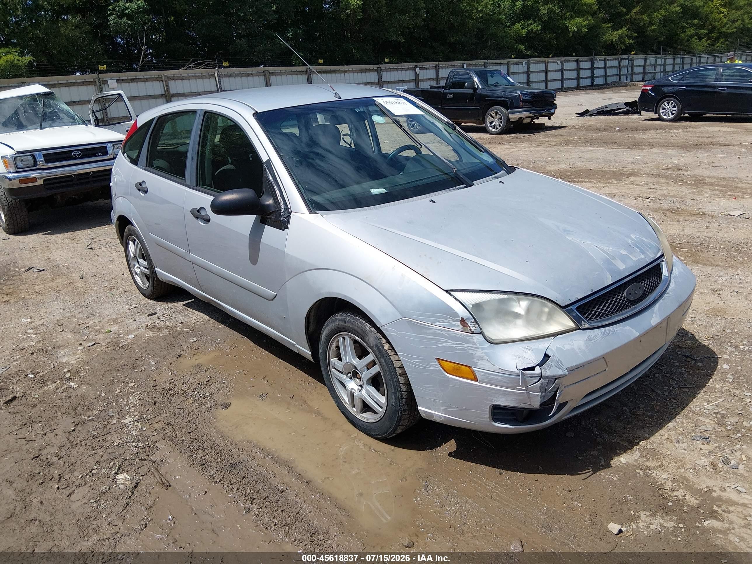 2005 Ford Focus Zx5 Silver vin: 3FAFP37N95R152414