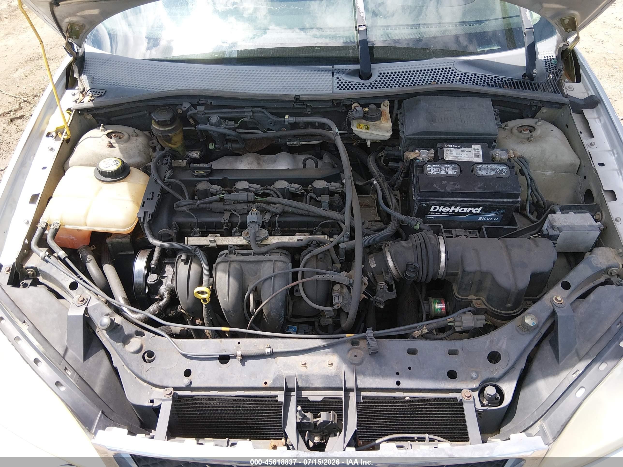 2005 Ford Focus Zx5 Silver vin: 3FAFP37N95R152414