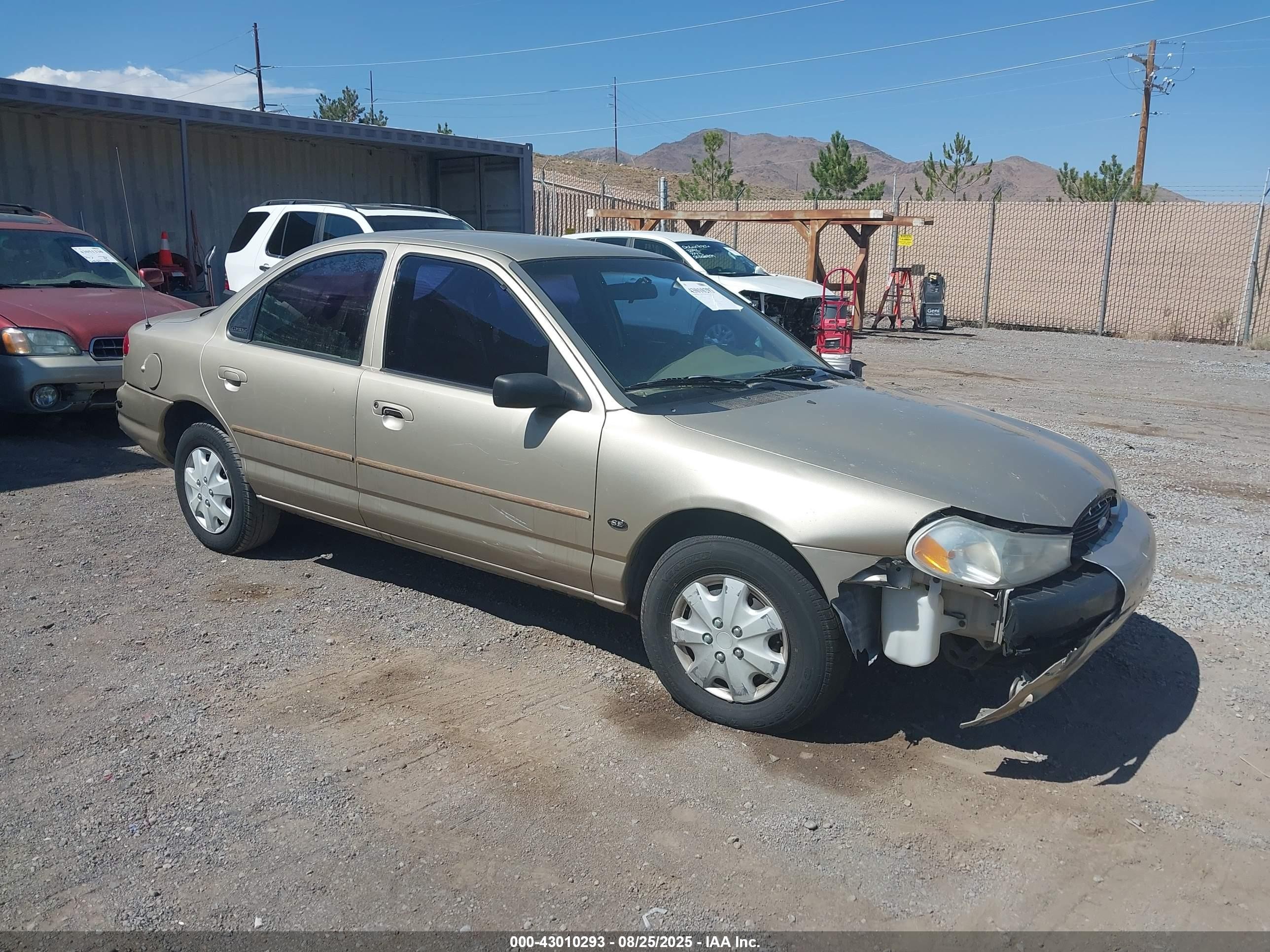 2000 Ford Contour Se Fleet Коричневый vin: 3FAFP6631YM110483