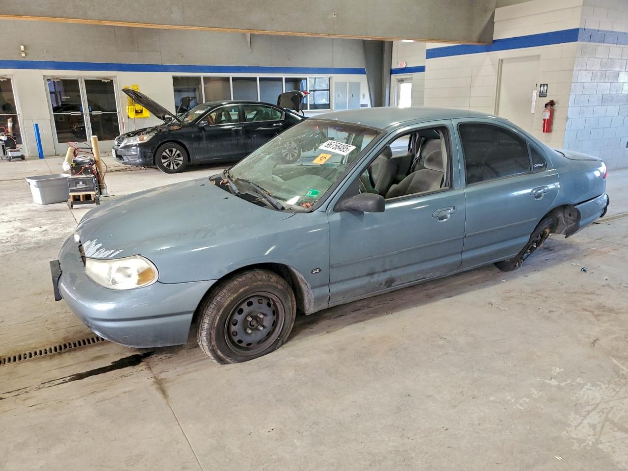 2000 Ford Contour Se Синий vin: 3FAFP66L3YM114986