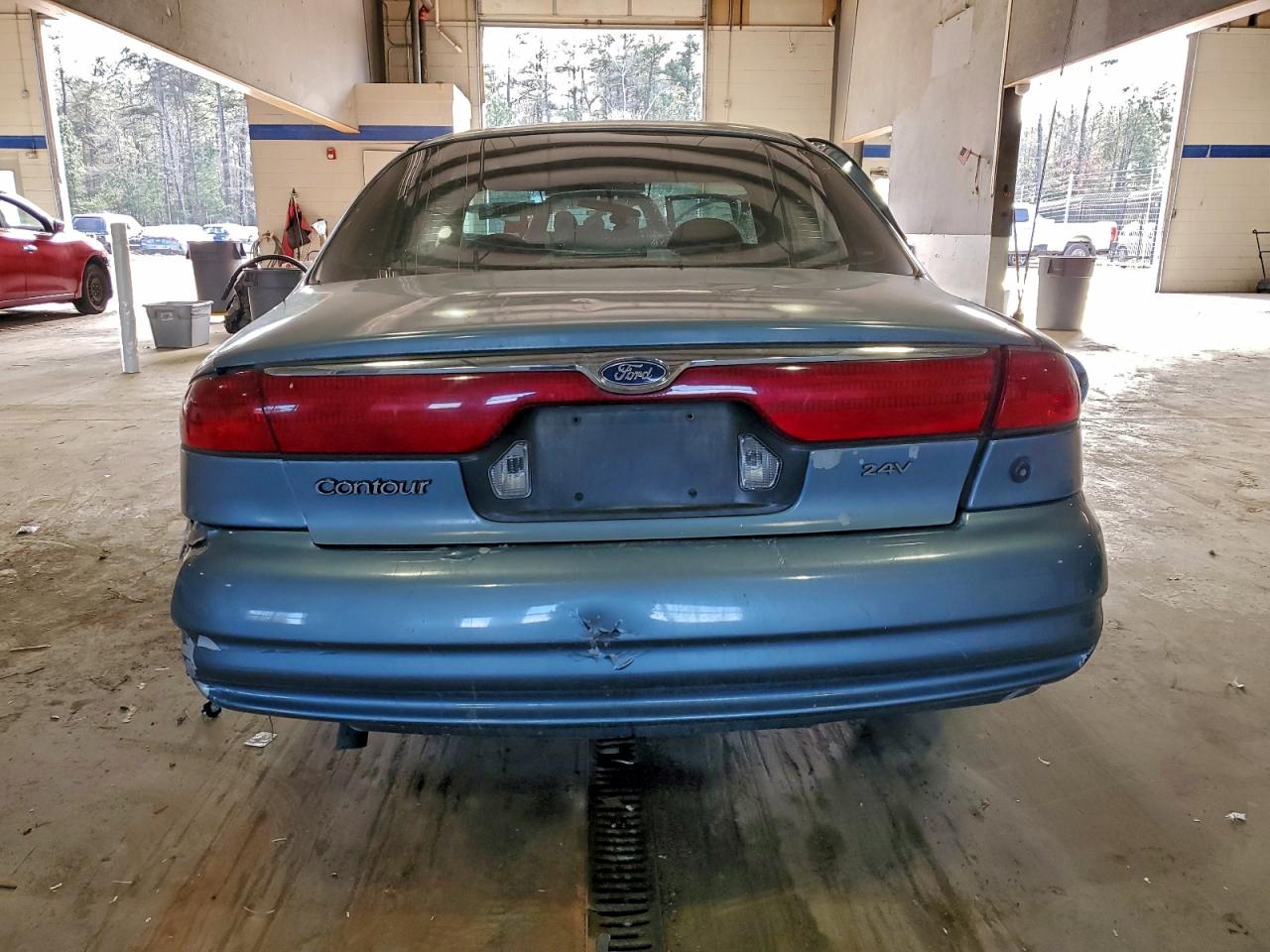 2000 Ford Contour Se Blue vin: 3FAFP66L3YM114986