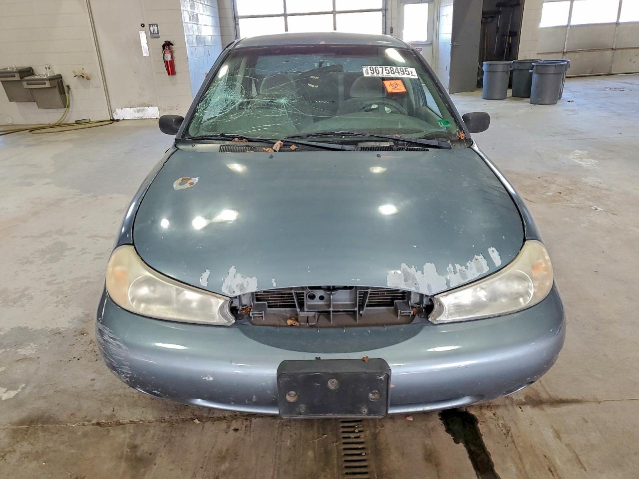 2000 Ford Contour Se Blue vin: 3FAFP66L3YM114986