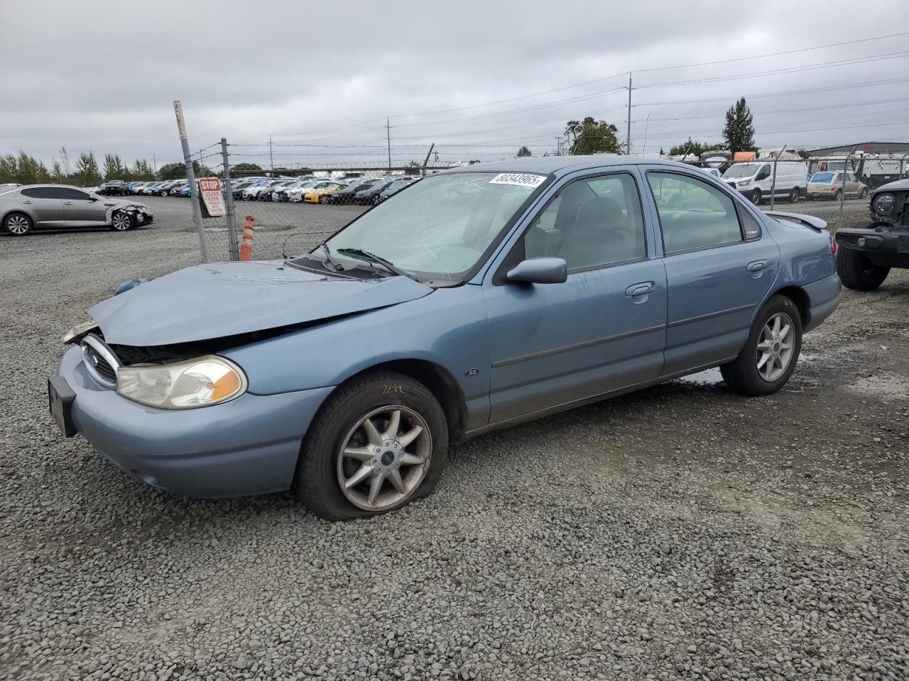 2000 Ford Contour Se Бирюзовый vin: 3FAFP66L4YM101728