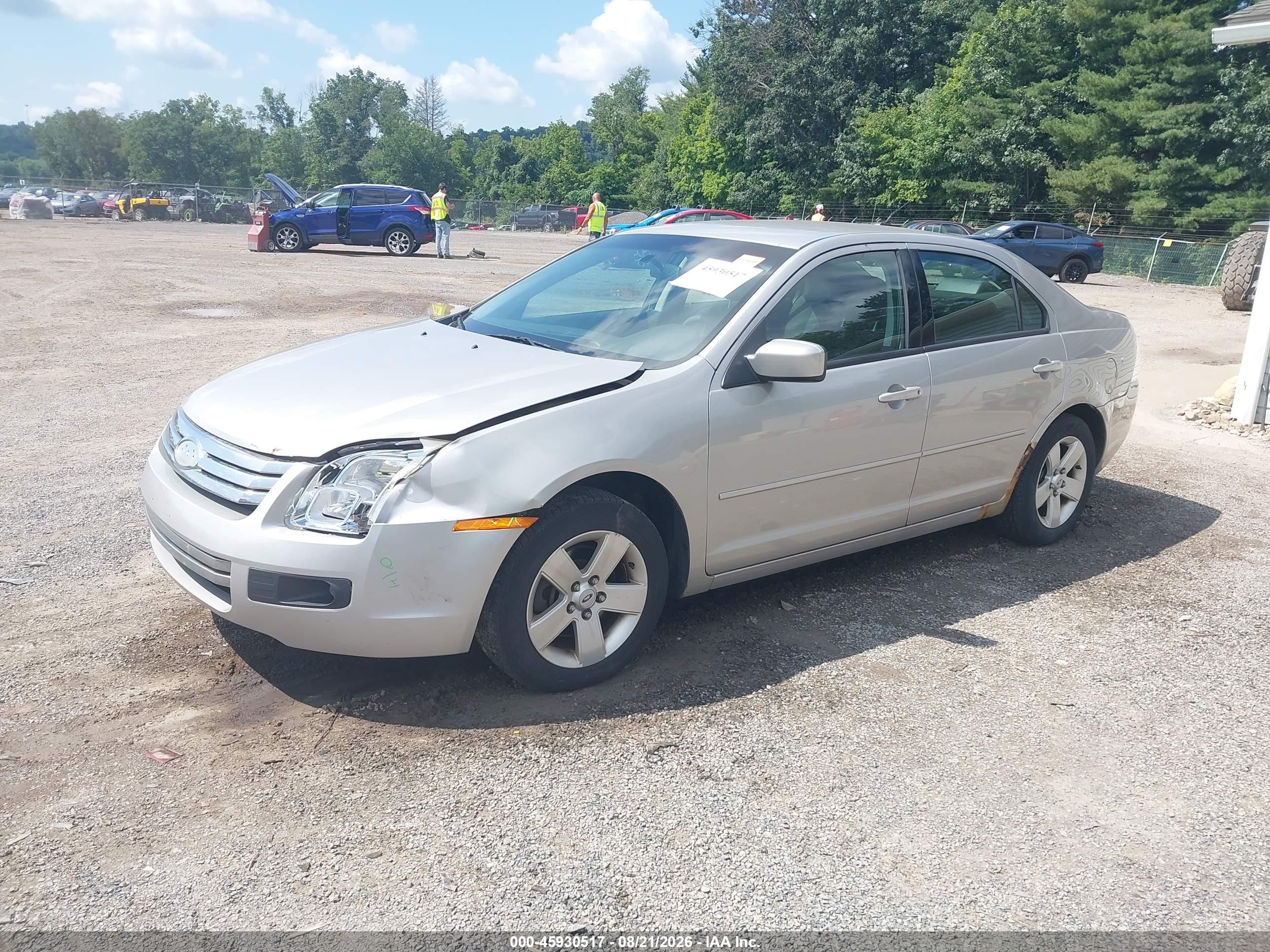 2008 Ford Fusion Se Silver vin: 3FAHP01108R150343