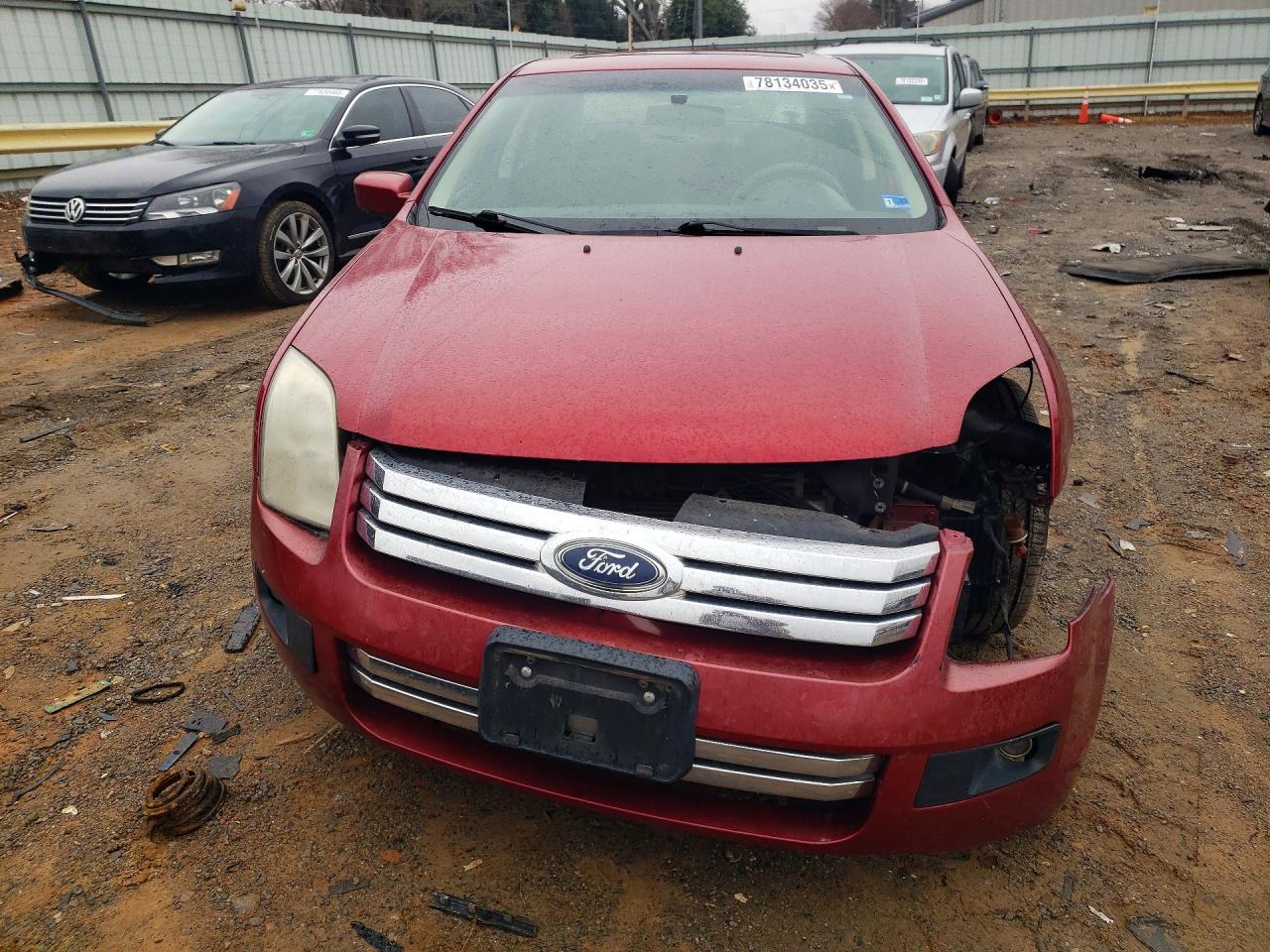 2007 Ford Fusion Se Красный vin: 3FAHP01137R147113
