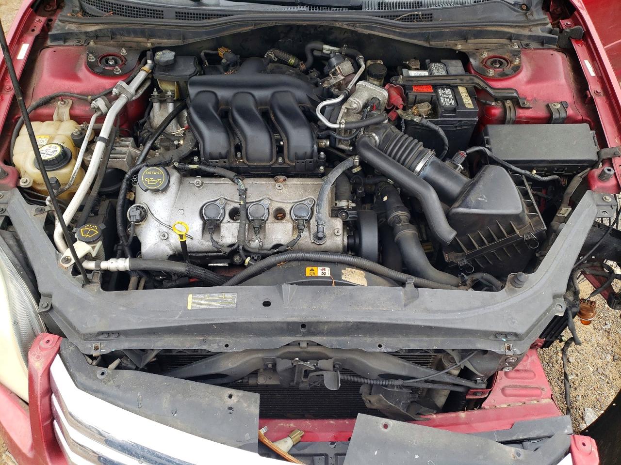 2007 Ford Fusion Se Красный vin: 3FAHP01137R147113