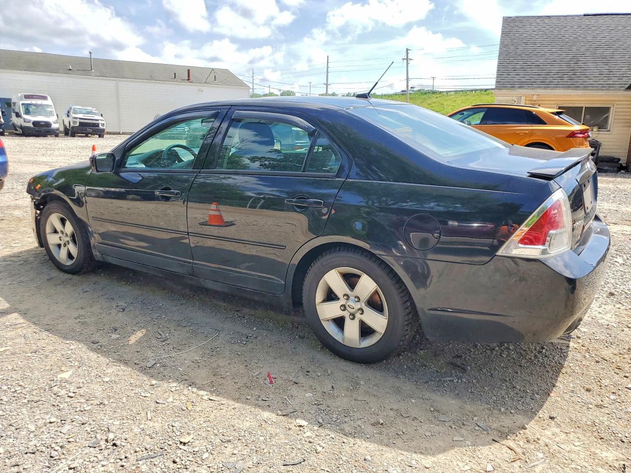 2008 Ford Fusion Se Black vin: 3FAHP01158R270509