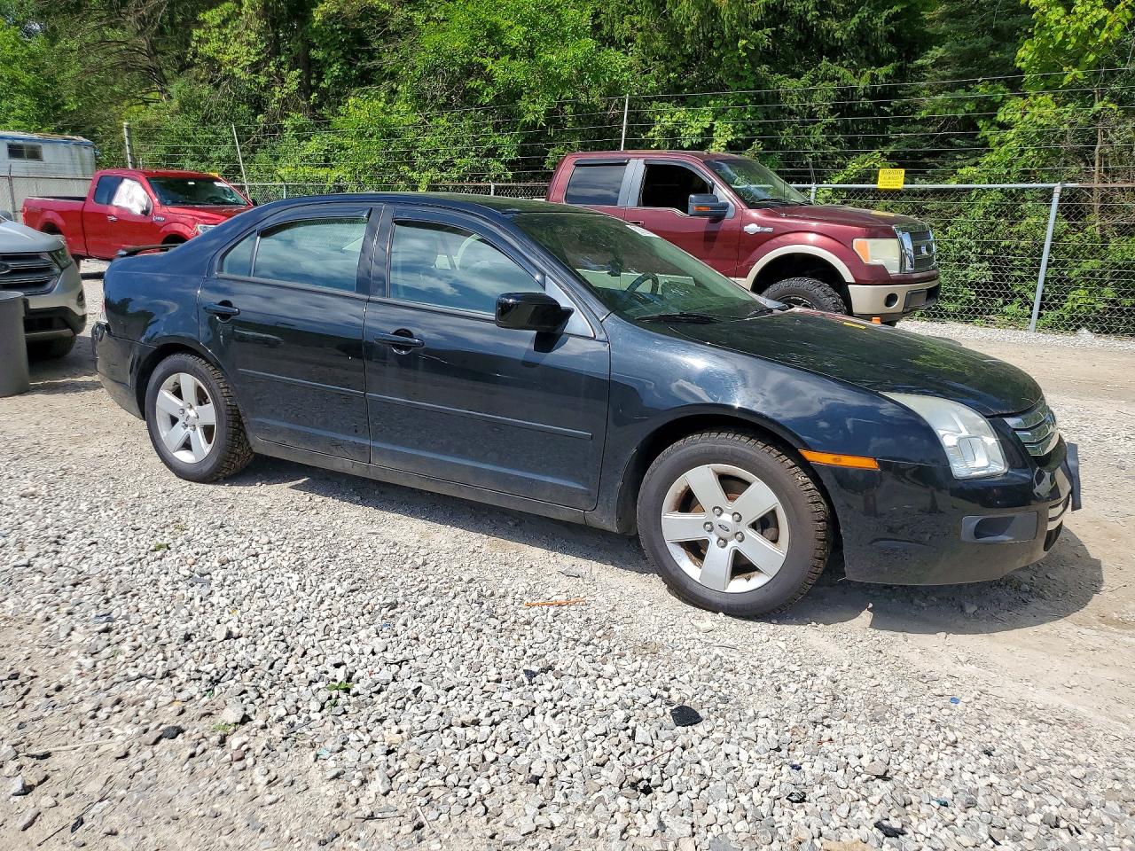 2008 Ford Fusion Se Black vin: 3FAHP01158R270509