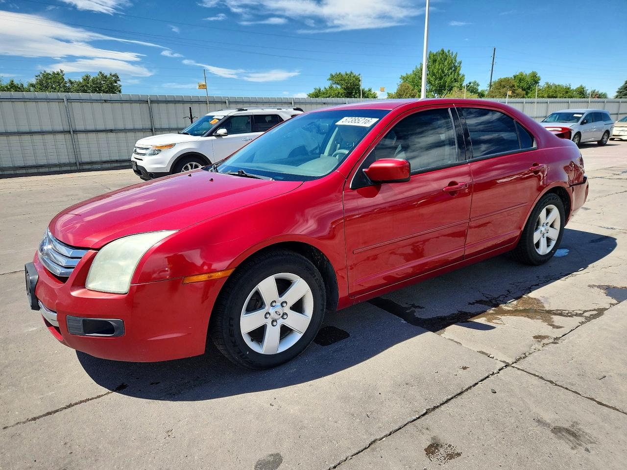 2009 Ford Fusion Se Red vin: 3FAHP01159R167026