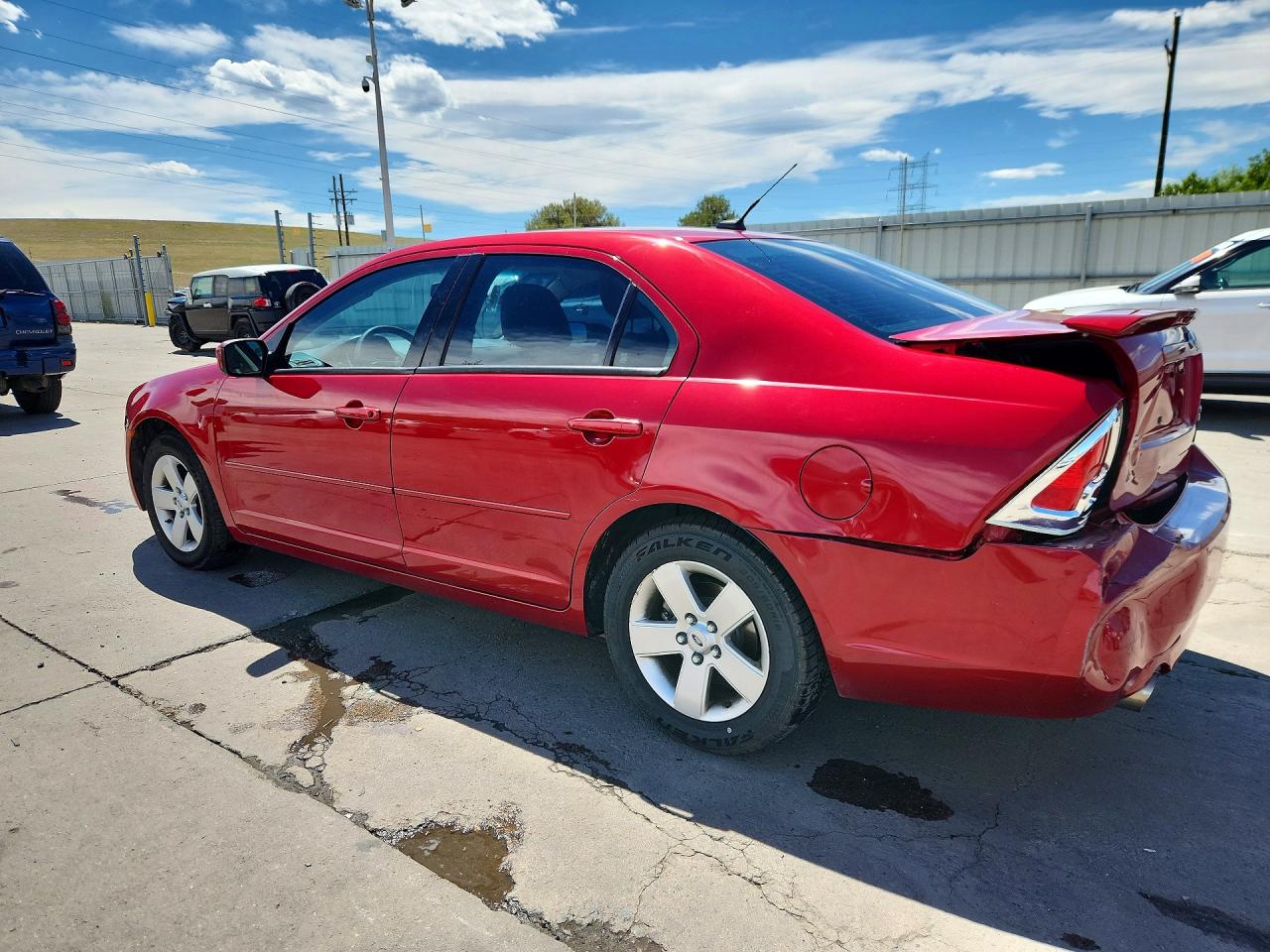 2009 Ford Fusion Se Red vin: 3FAHP01159R167026