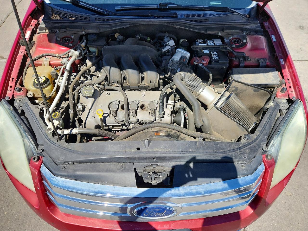 2009 Ford Fusion Se Red vin: 3FAHP01159R167026