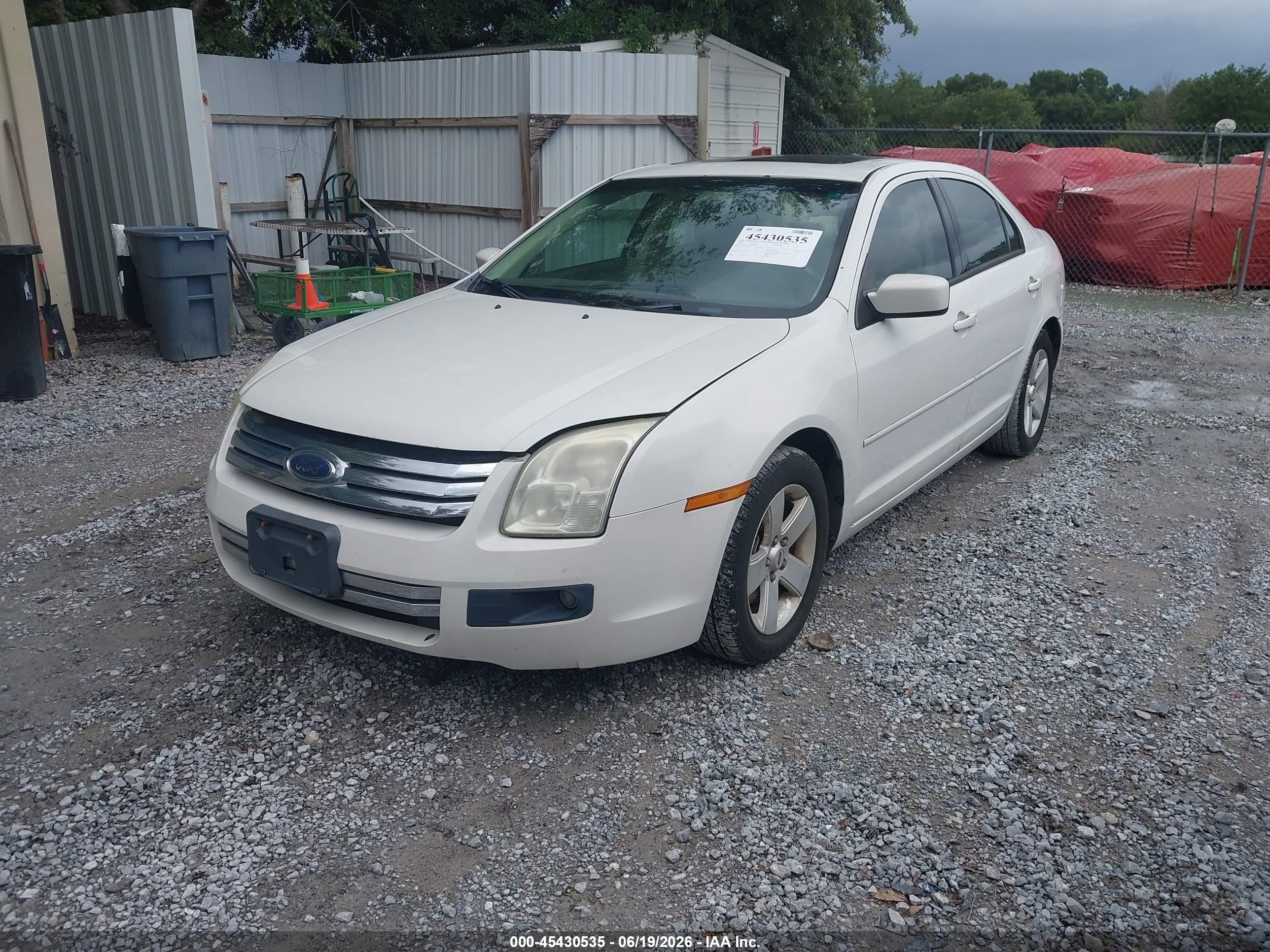 2008 Ford Fusion Se White vin: 3FAHP01198R231468