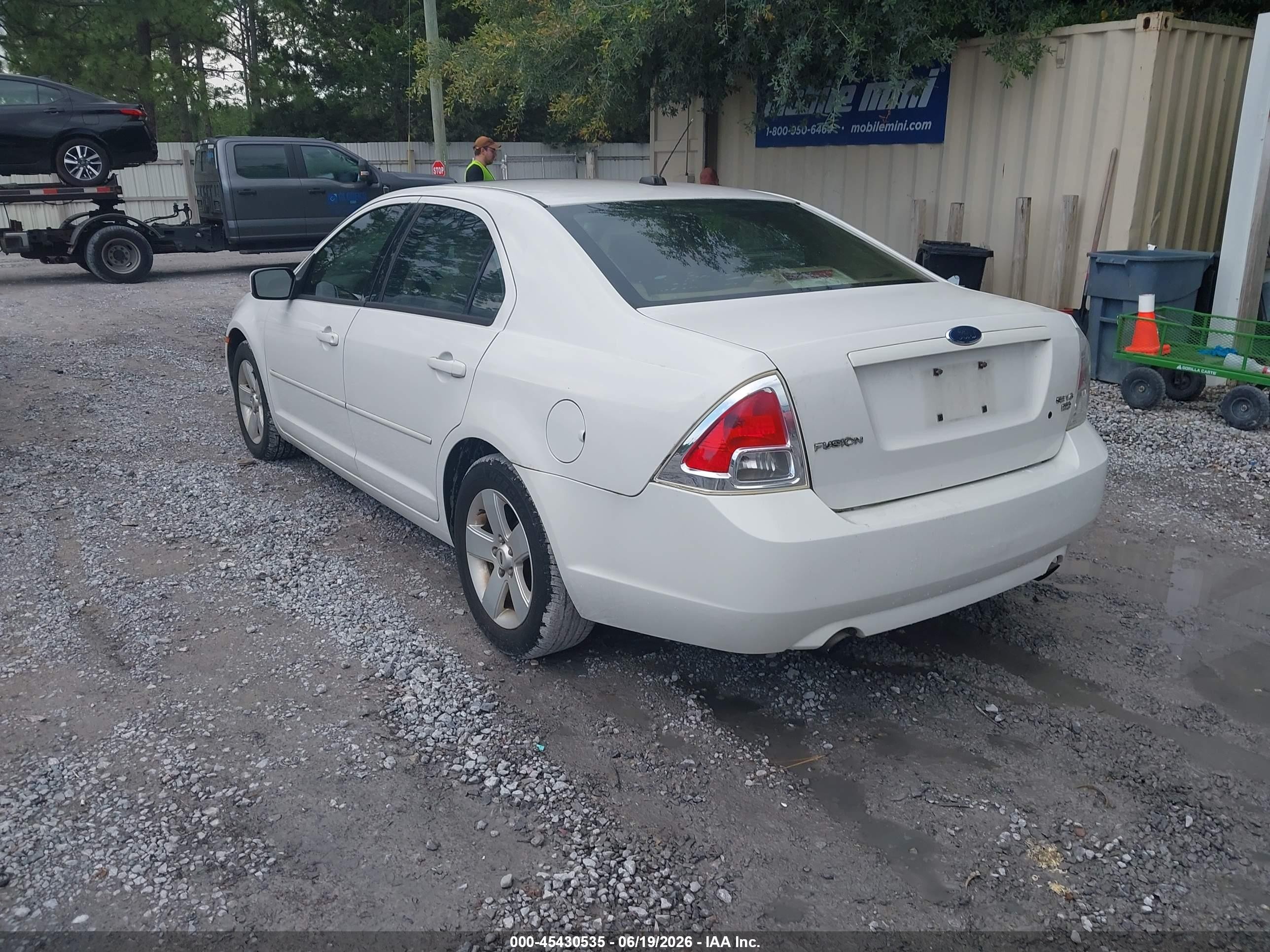 2008 Ford Fusion Se White vin: 3FAHP01198R231468