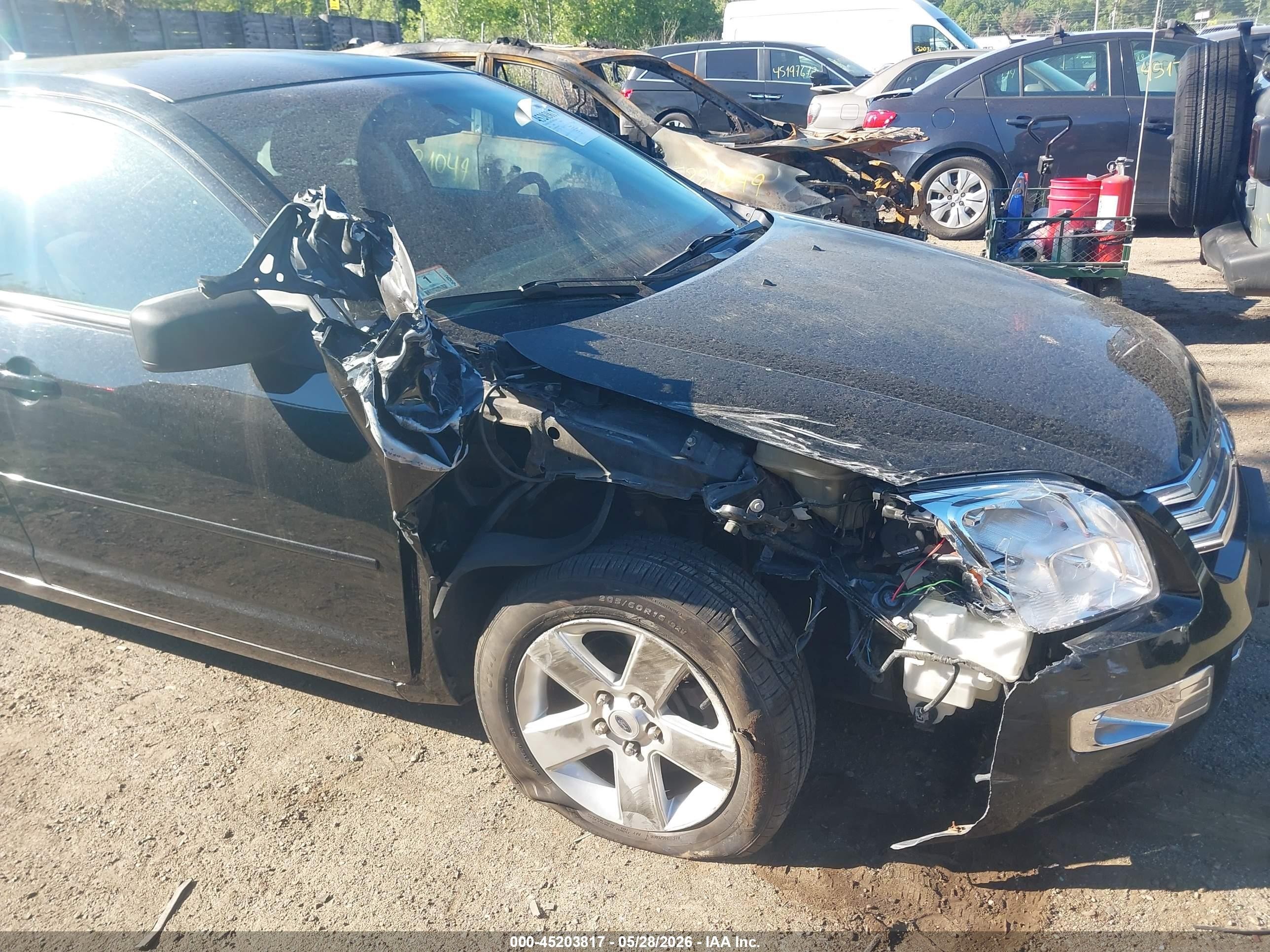 2008 Ford Fusion Se Черный vin: 3FAHP011X8R108584