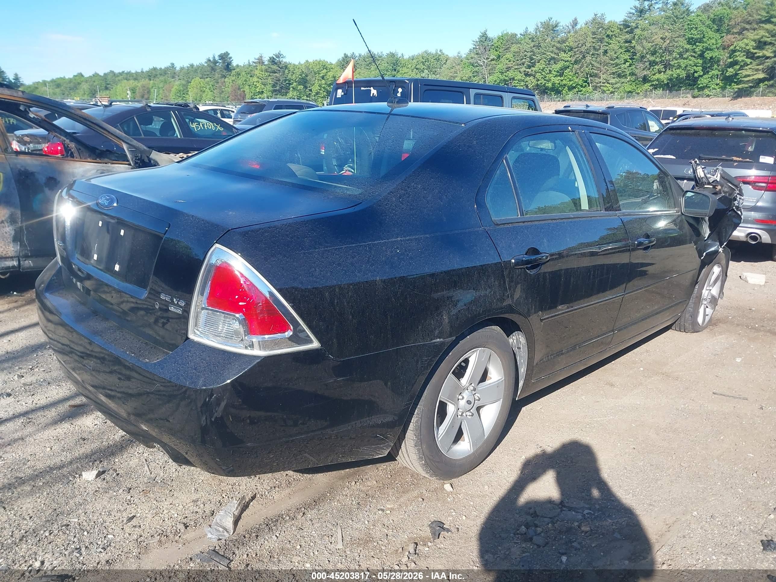 2008 Ford Fusion Se Черный vin: 3FAHP011X8R108584