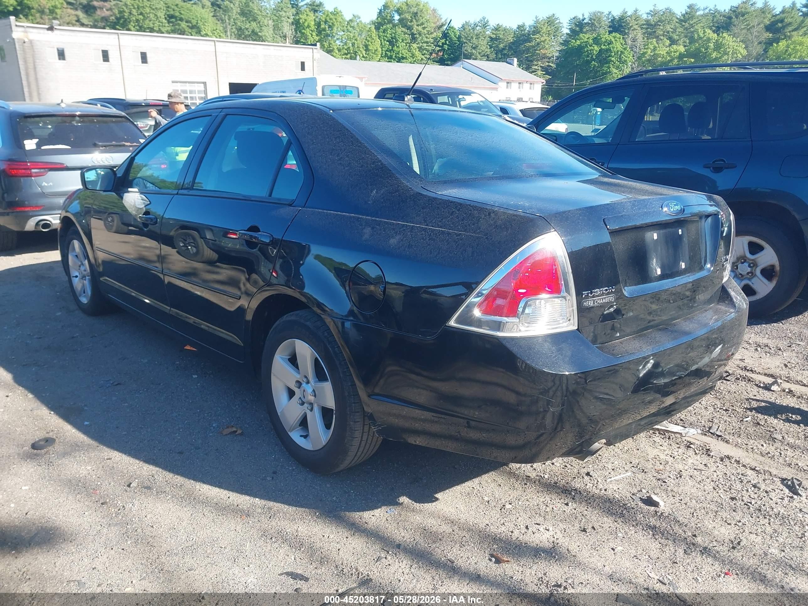 2008 Ford Fusion Se Черный vin: 3FAHP011X8R108584