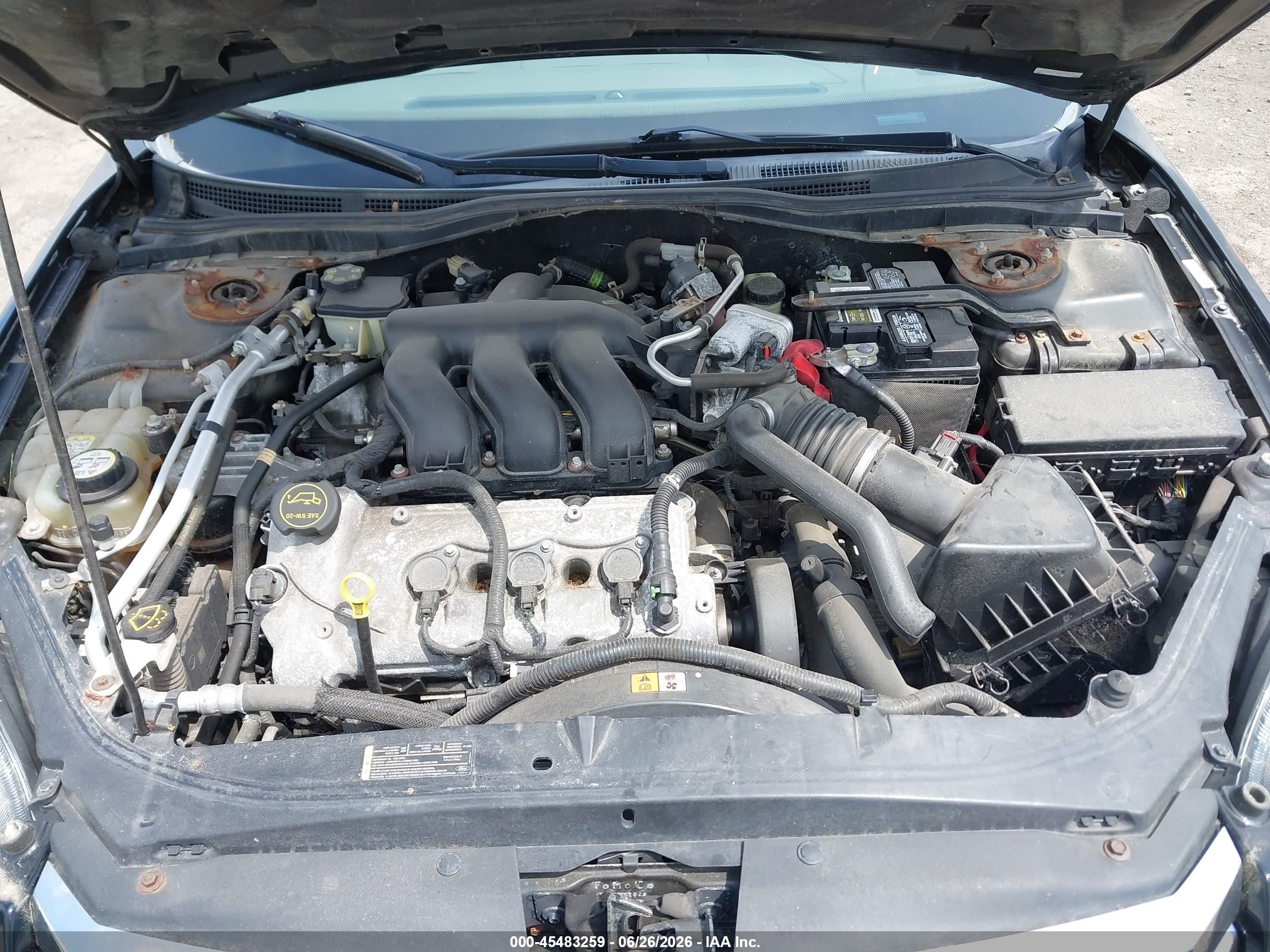 2007 Ford Fusion Sel Black vin: 3FAHP02117R170811