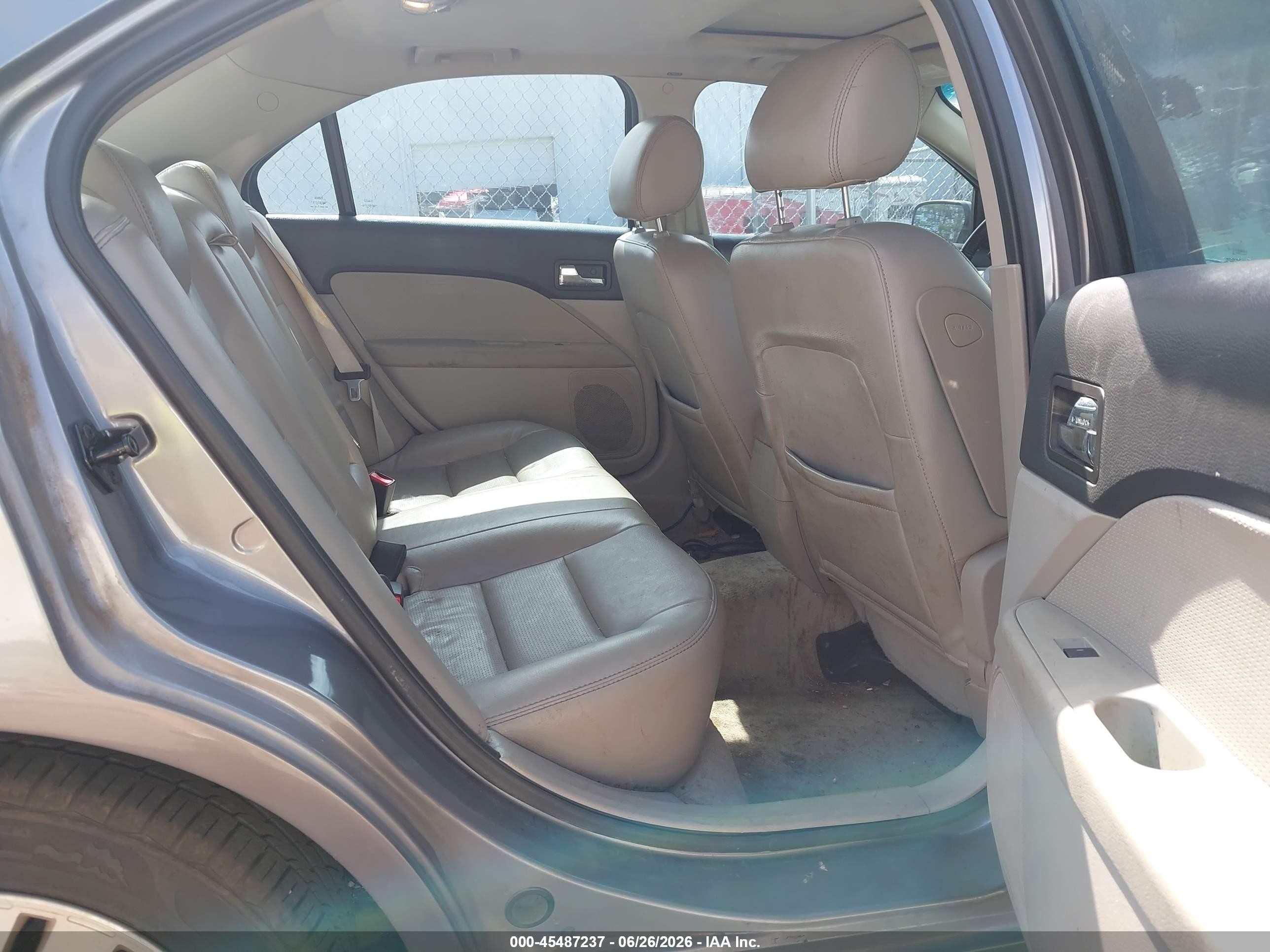 2007 Ford Fusion Sel Silver vin: 3FAHP02127R172762