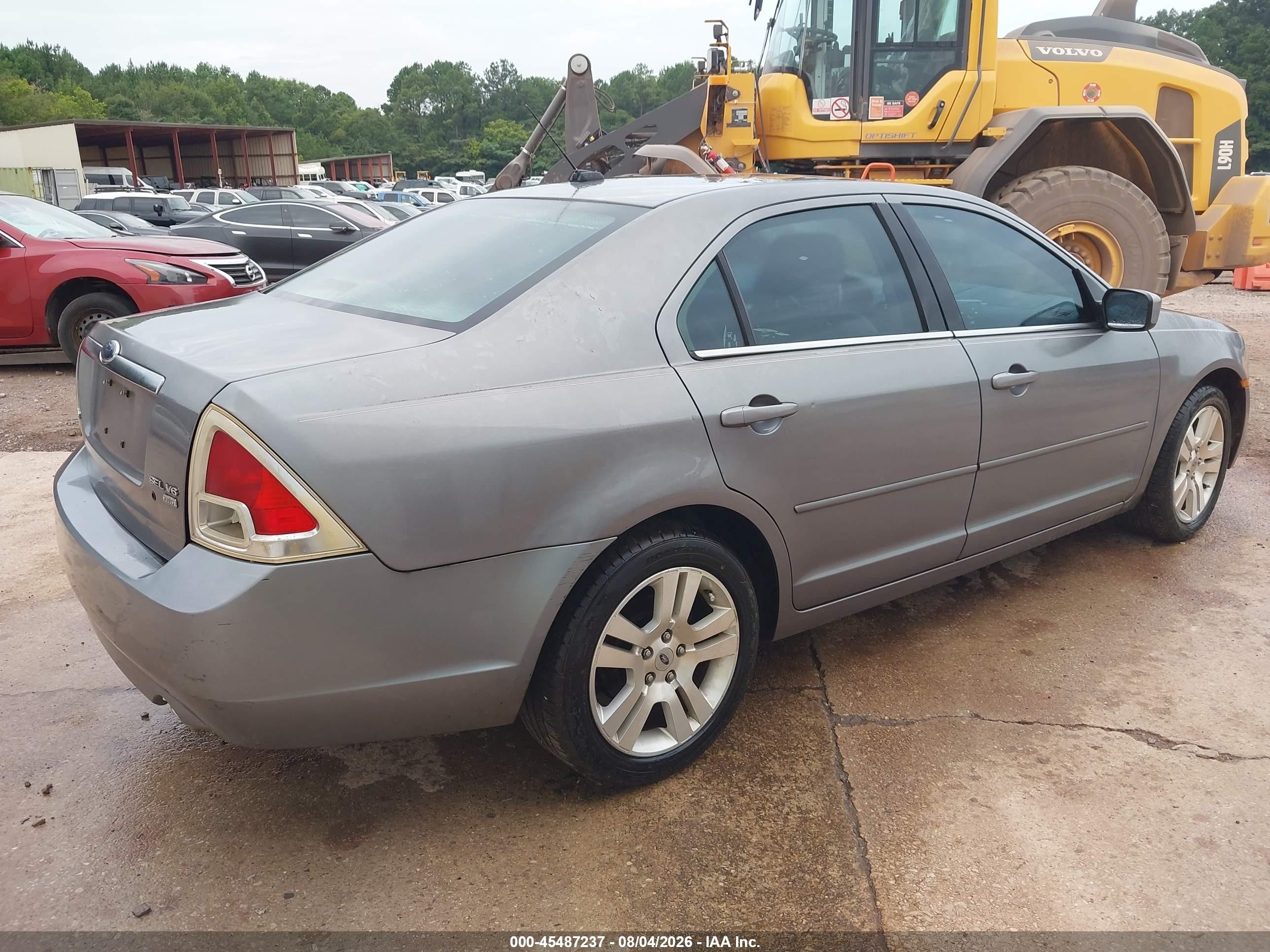 2007 Ford Fusion Sel Silver vin: 3FAHP02127R172762