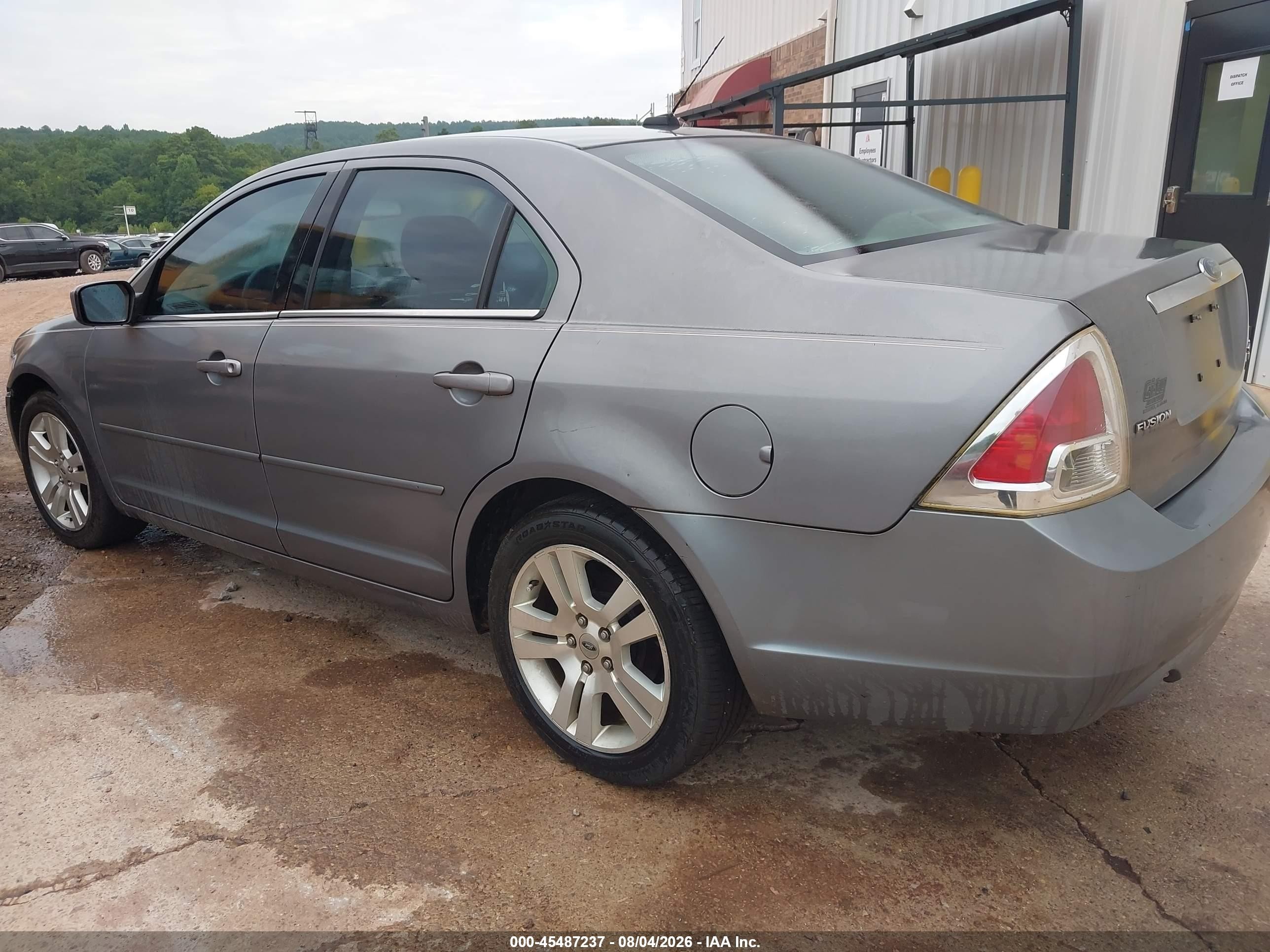 2007 Ford Fusion Sel Silver vin: 3FAHP02127R172762