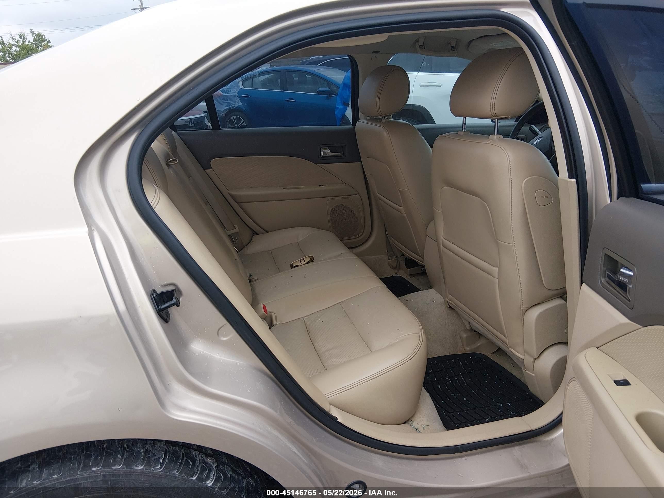 2007 Ford Fusion Sel Gold vin: 3FAHP02127R204108