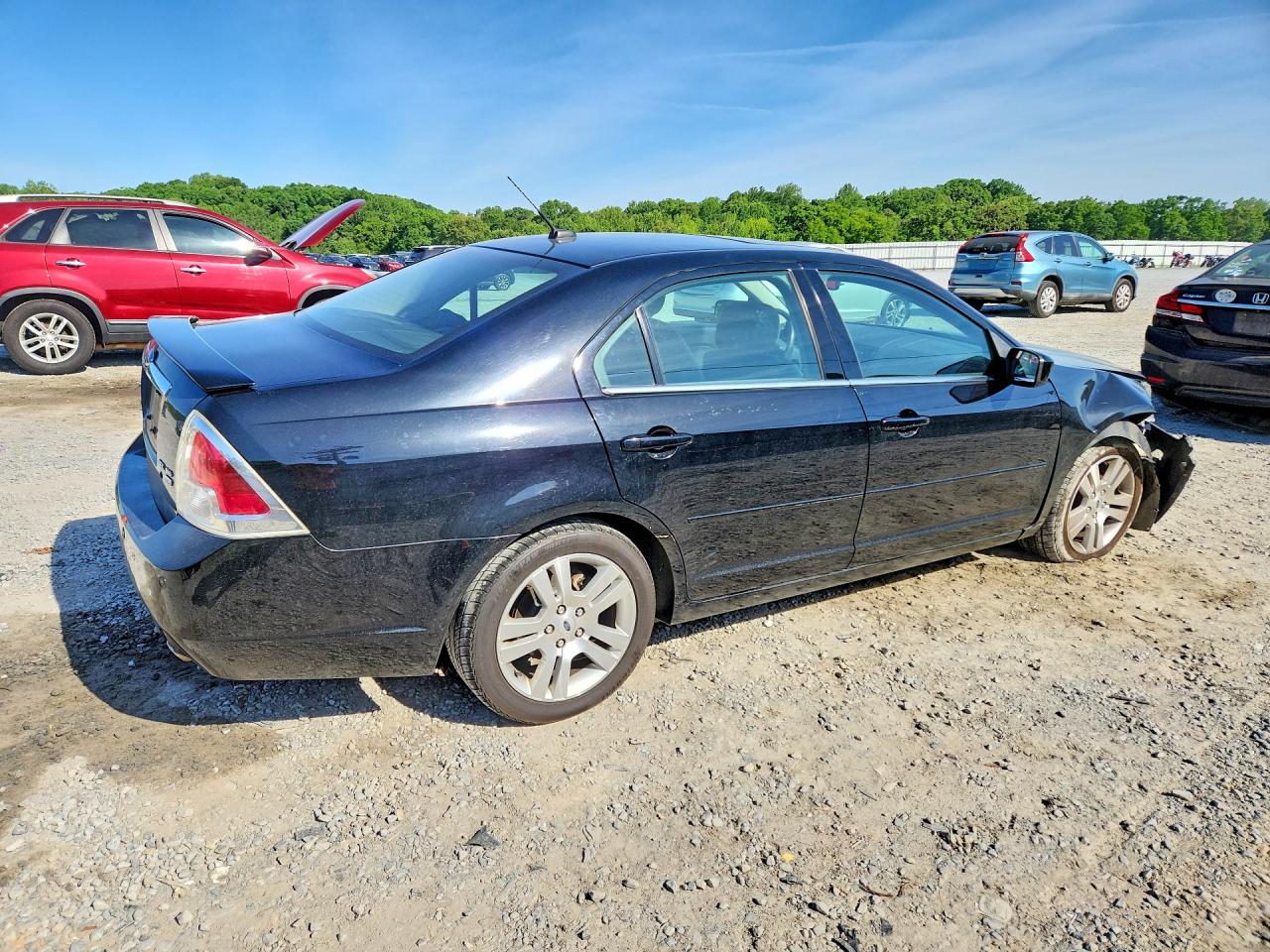 2008 Ford Fusion Sel Черный vin: 3FAHP02138R152165