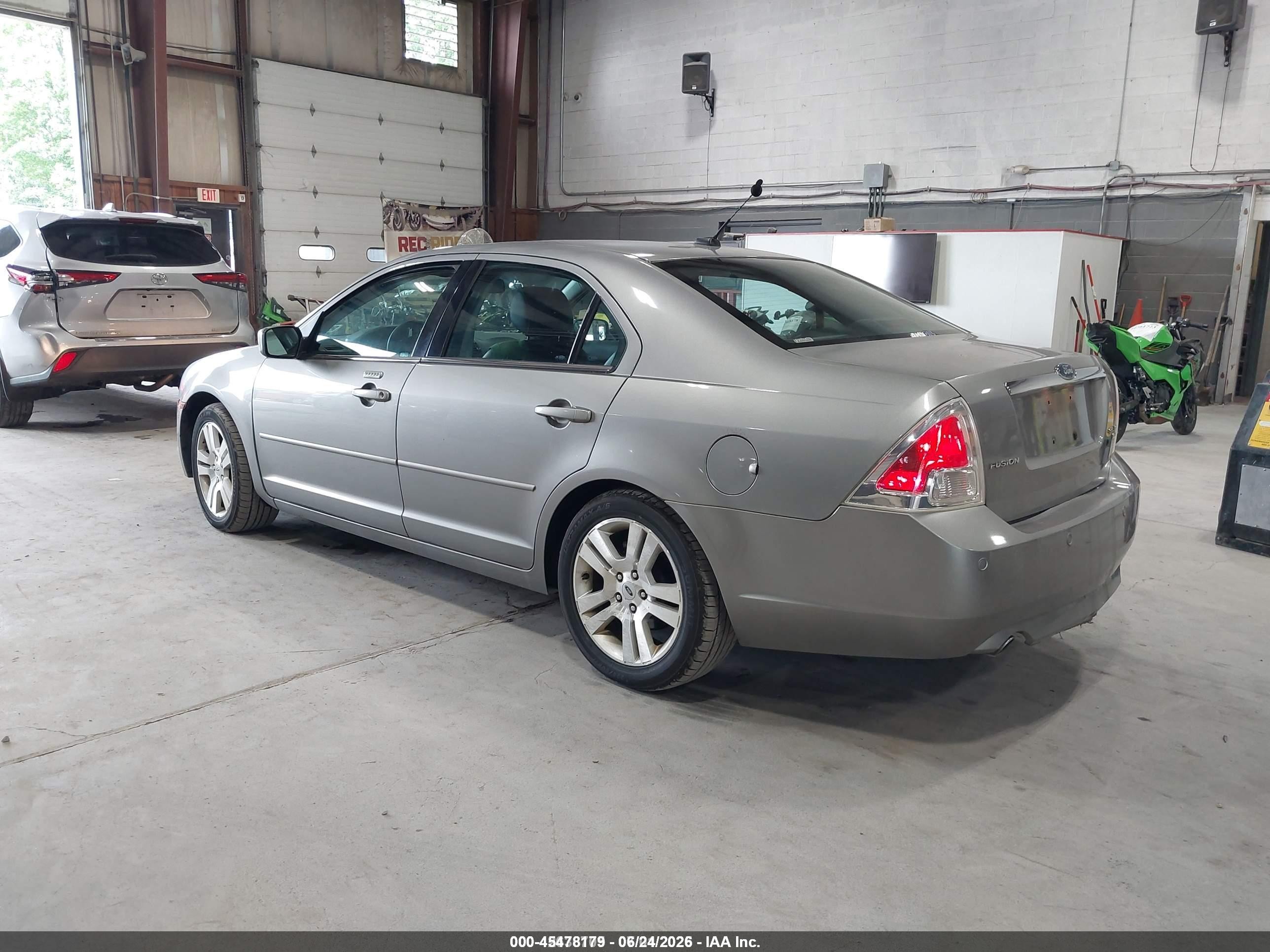 2008 Ford Fusion Sel Gray vin: 3FAHP02148R138291