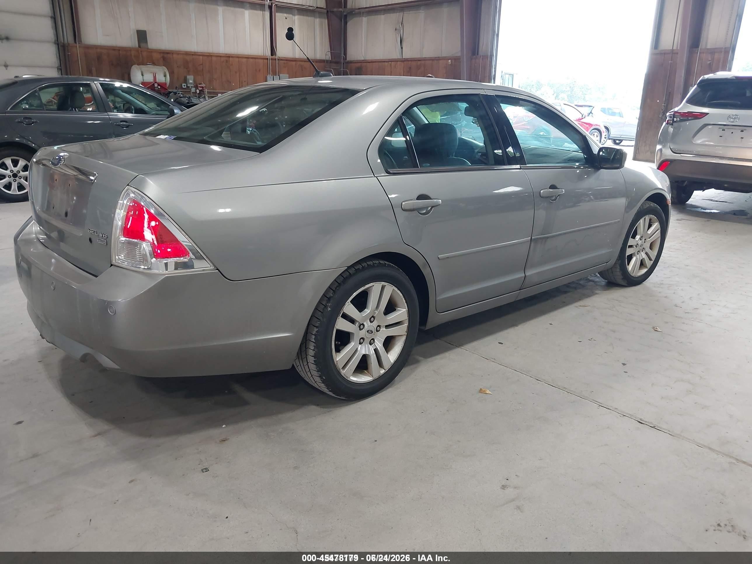 2008 Ford Fusion Sel Gray vin: 3FAHP02148R138291