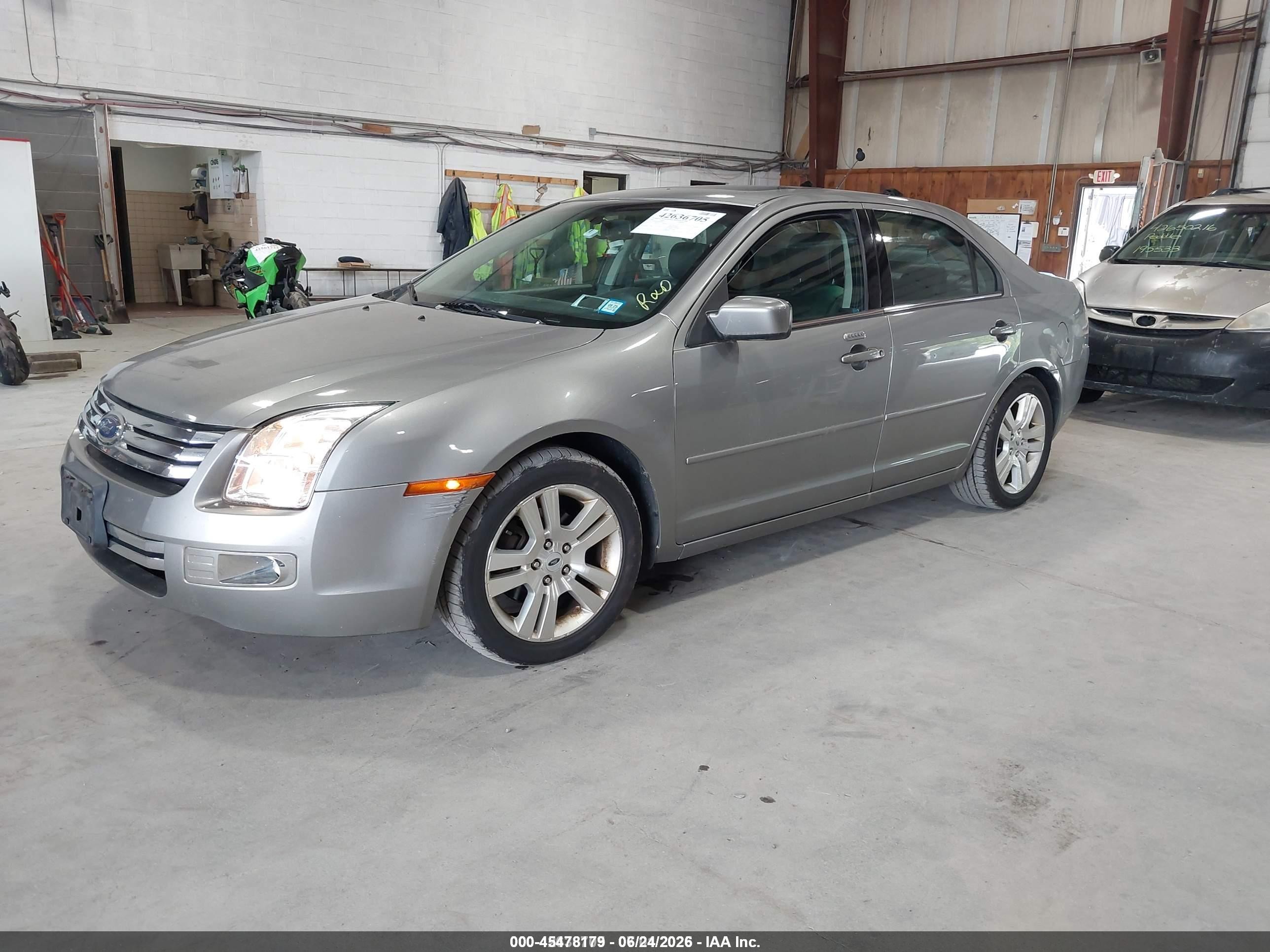 2008 Ford Fusion Sel Gray vin: 3FAHP02148R138291
