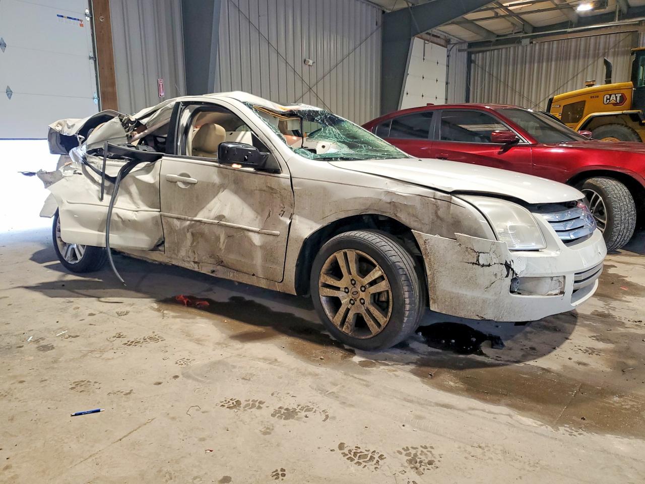 2009 Ford Fusion White vin: 3FAHP02149R176976