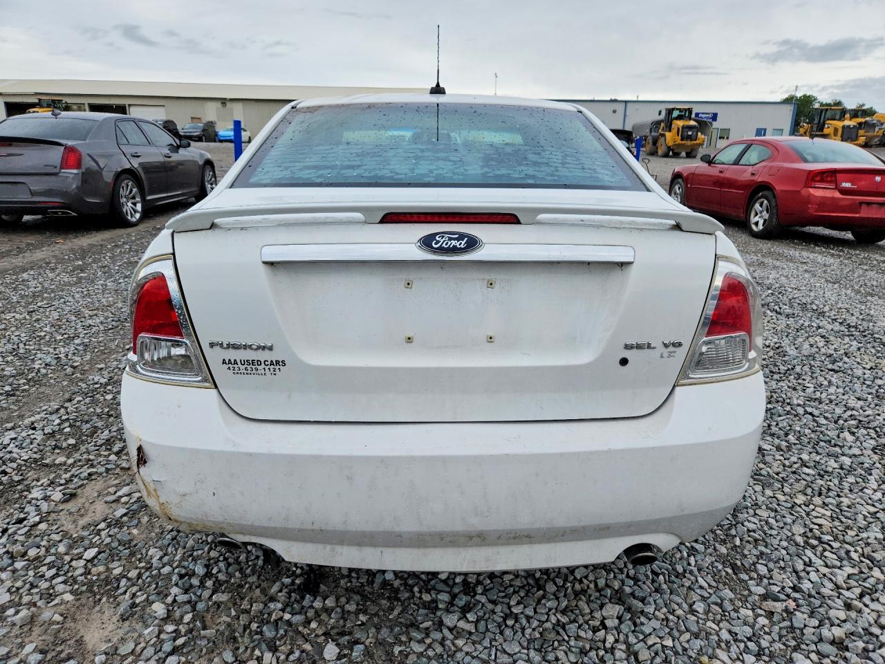 2007 Ford Fusion Sel White vin: 3FAHP02167R189399