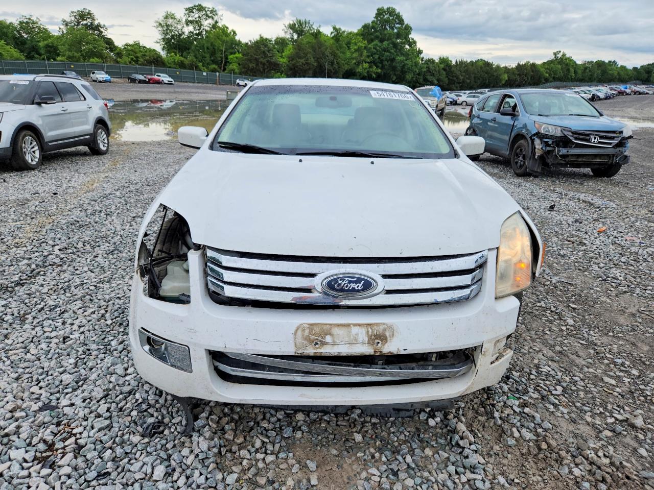 2007 Ford Fusion Sel White vin: 3FAHP02167R189399