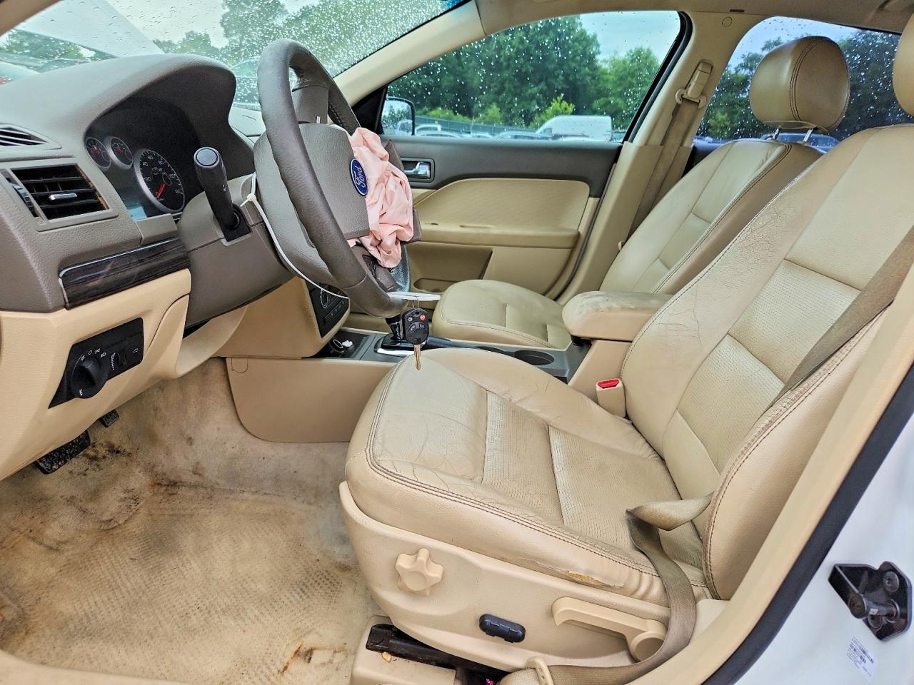 2007 Ford Fusion Sel White vin: 3FAHP02167R189399