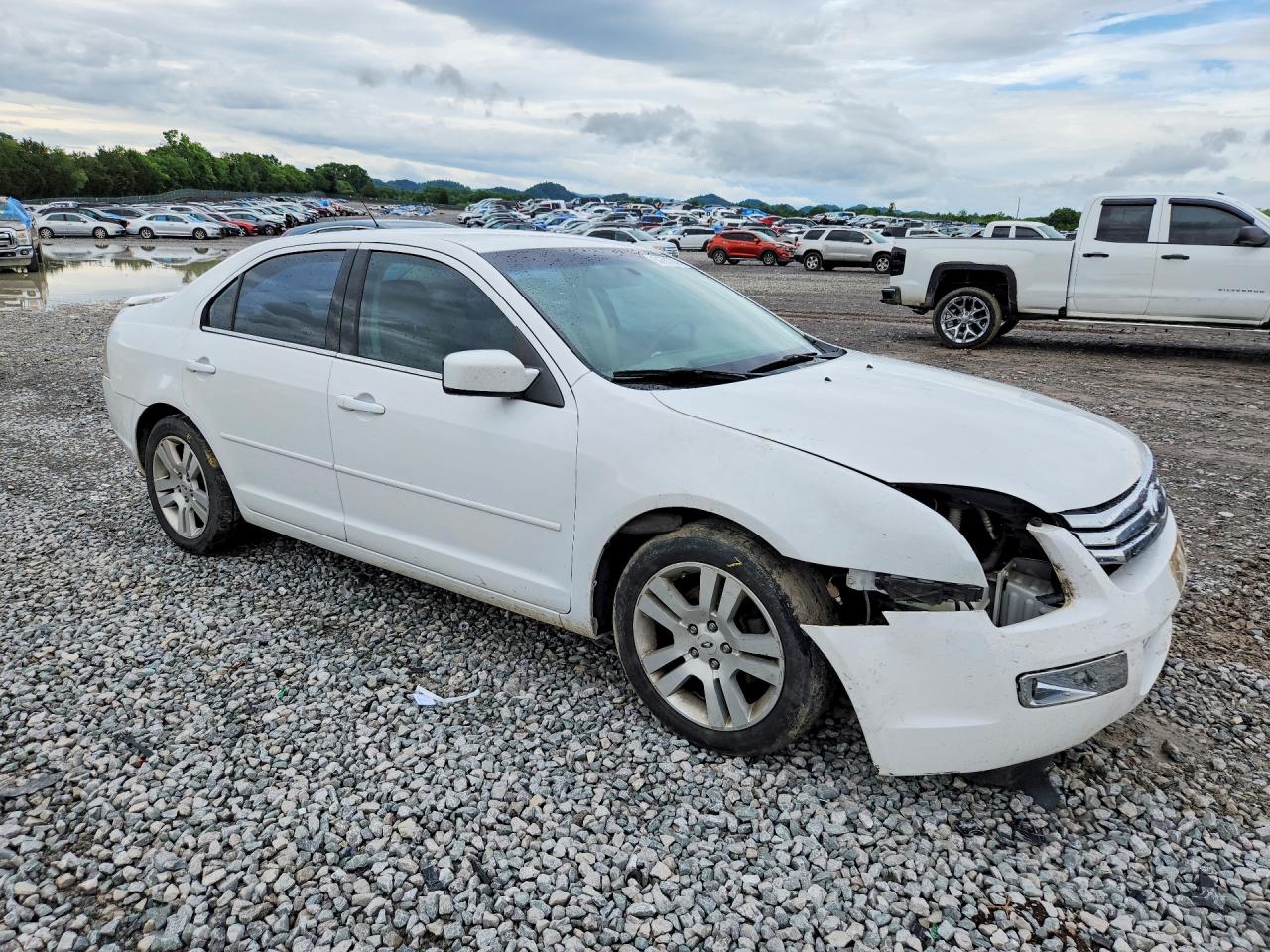 2007 Ford Fusion Sel White vin: 3FAHP02167R189399
