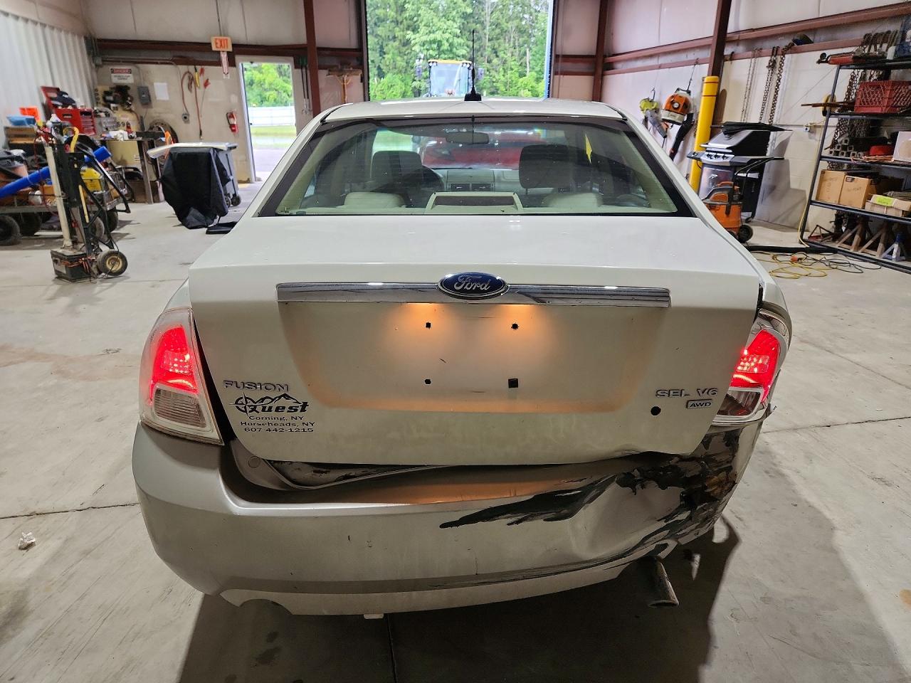 2008 Ford Fusion Sel White vin: 3FAHP02168R140947