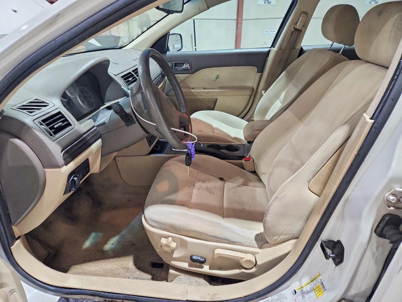 2008 Ford Fusion Sel White vin: 3FAHP02168R140947