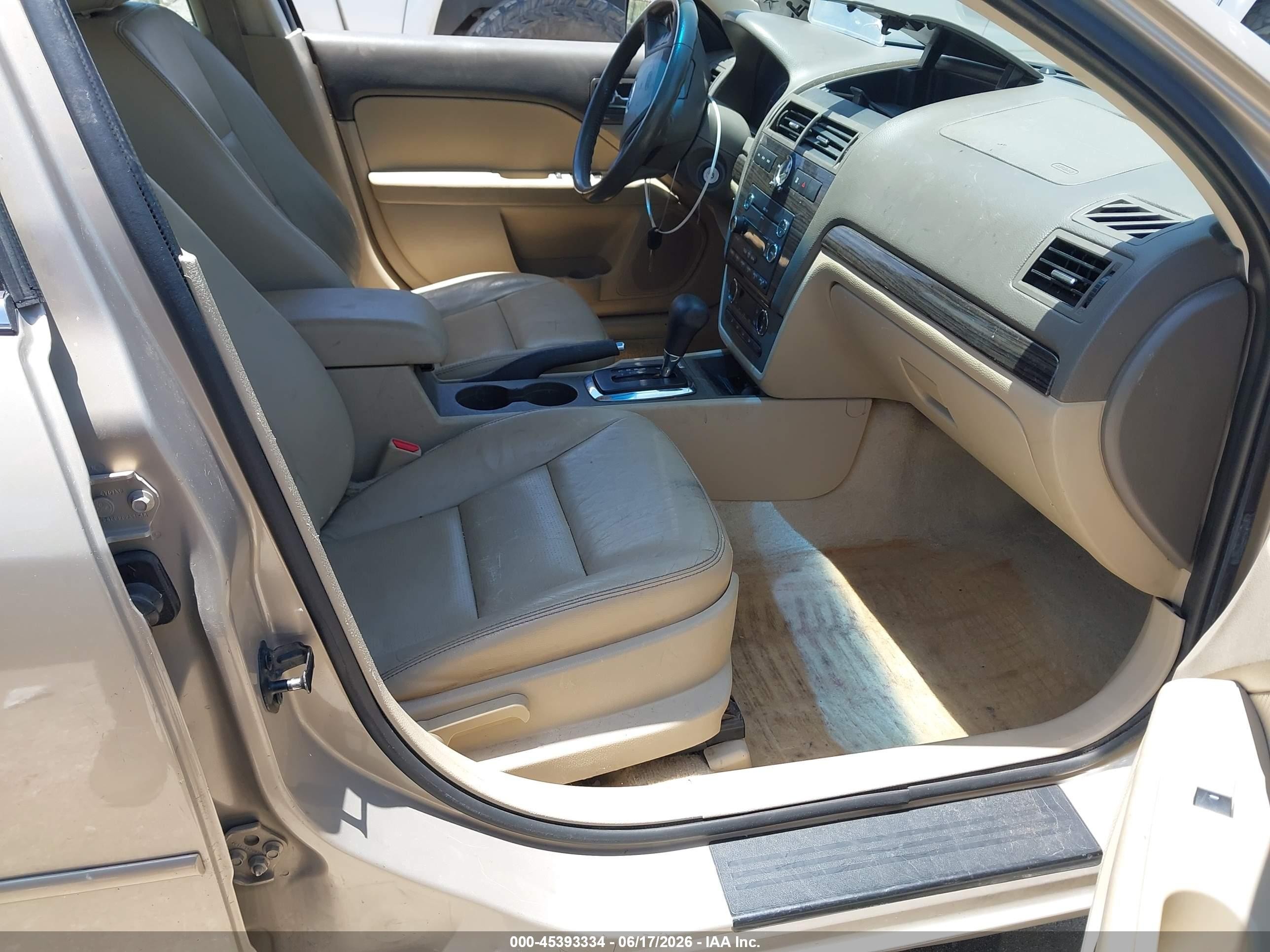 2008 Ford Fusion Sel Gold vin: 3FAHP02168R220717