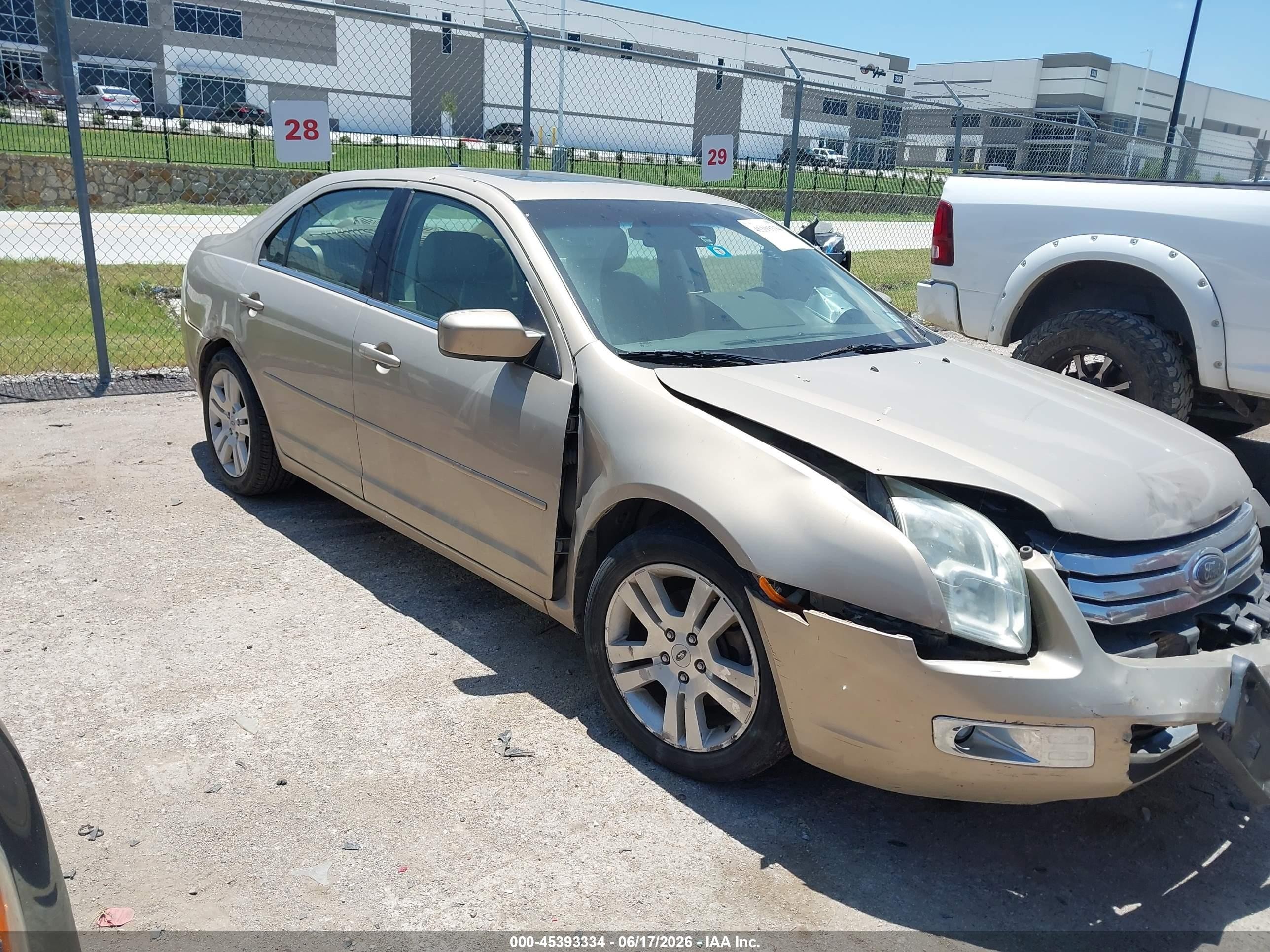 2008 Ford Fusion Sel Gold vin: 3FAHP02168R220717